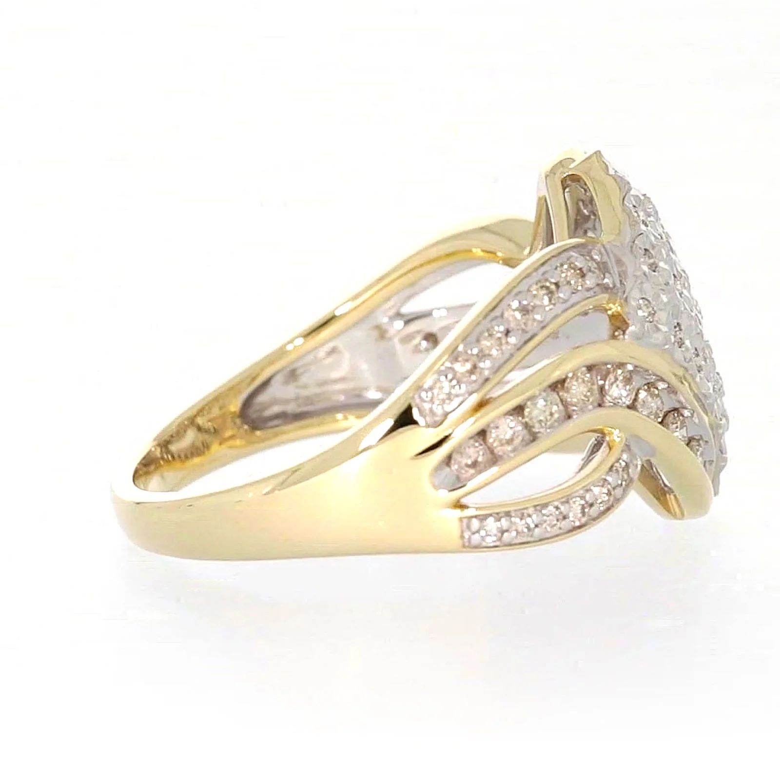 9ct Yellow Gold Round Brilliant Cut 0.34 CARAT tw of Diamonds Ring - Image 54