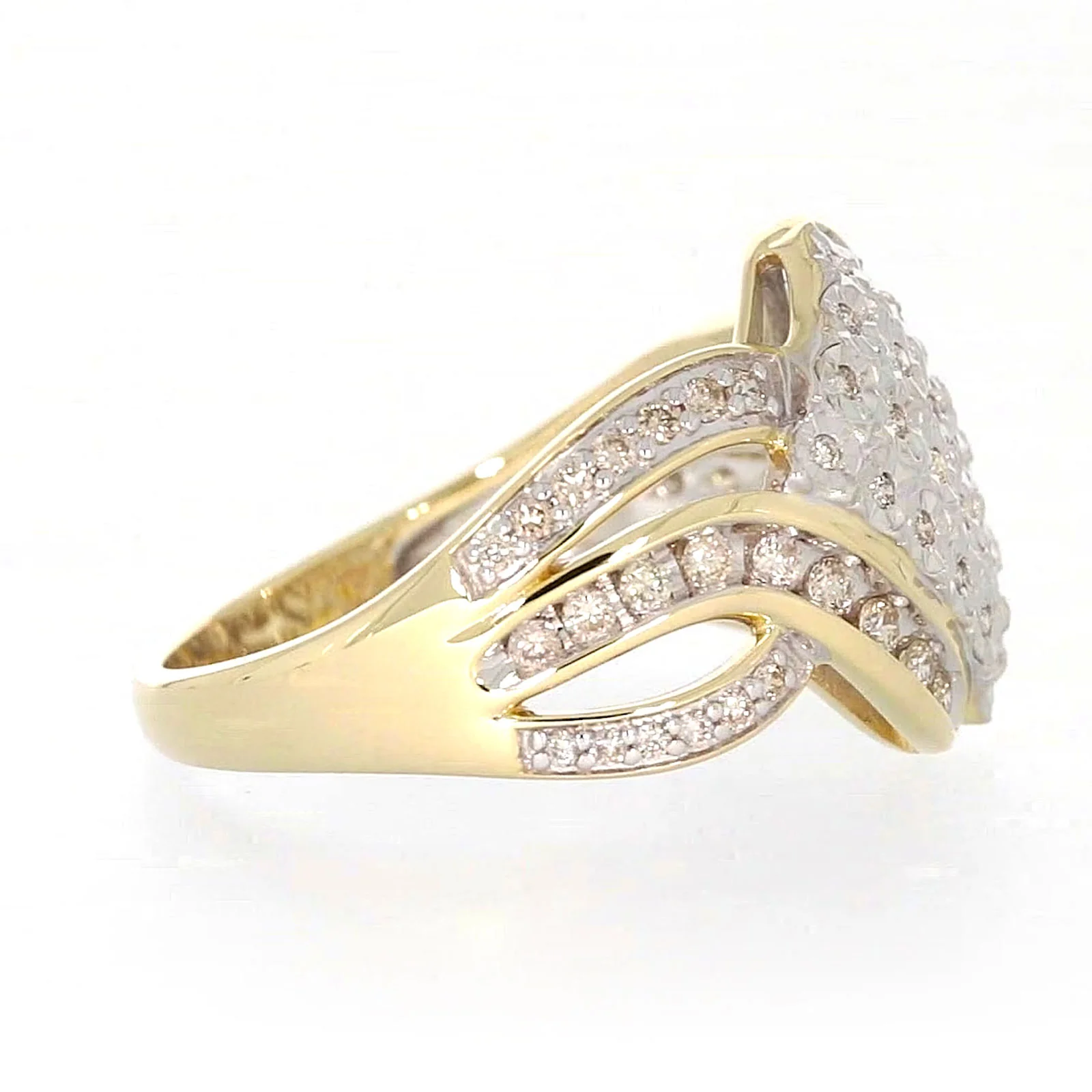 9ct Yellow Gold Round Brilliant Cut 0.34 CARAT tw of Diamonds Ring - Image 57