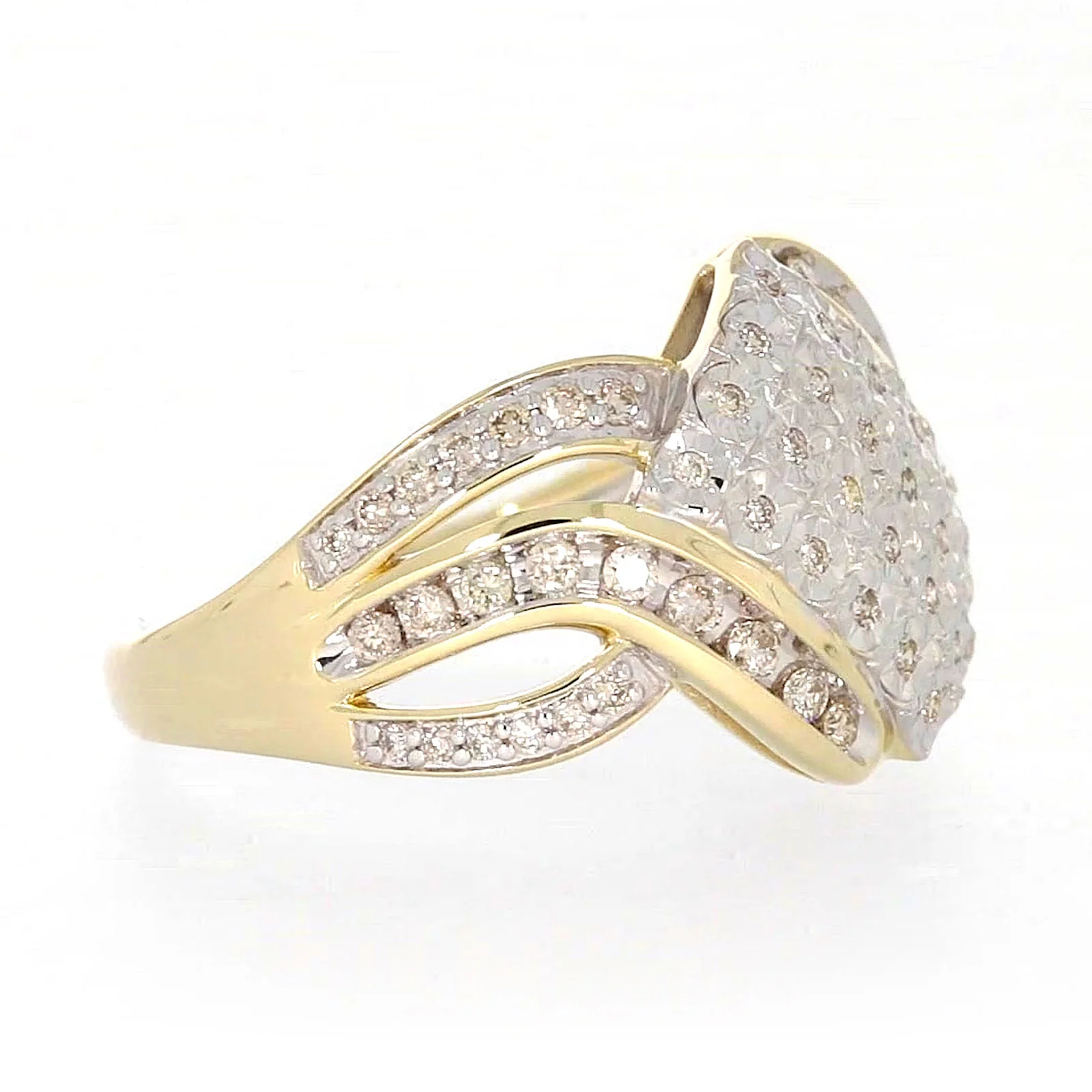 9ct Yellow Gold Round Brilliant Cut 0.34 CARAT tw of Diamonds Ring - Image 61