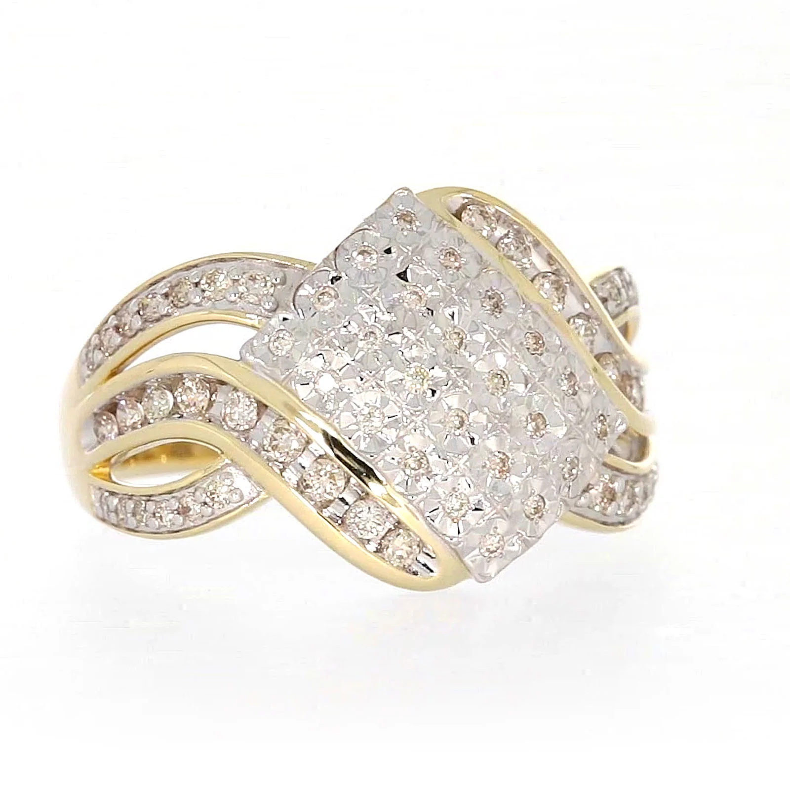 9ct Yellow Gold Round Brilliant Cut 0.34 CARAT tw of Diamonds Ring - Image 69