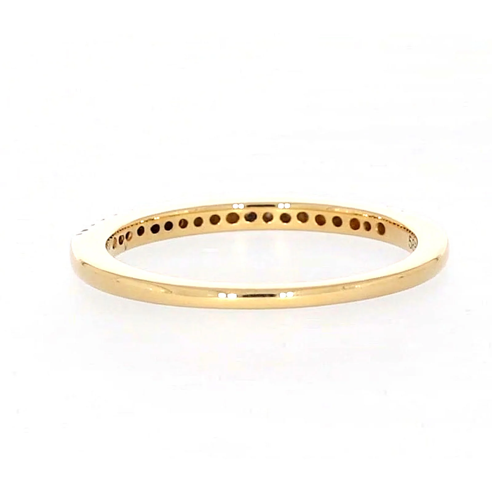 New York 14ct Yellow Gold Round Brilliant Cut 0.15 CARAT tw of Diamonds Ring - Image 37