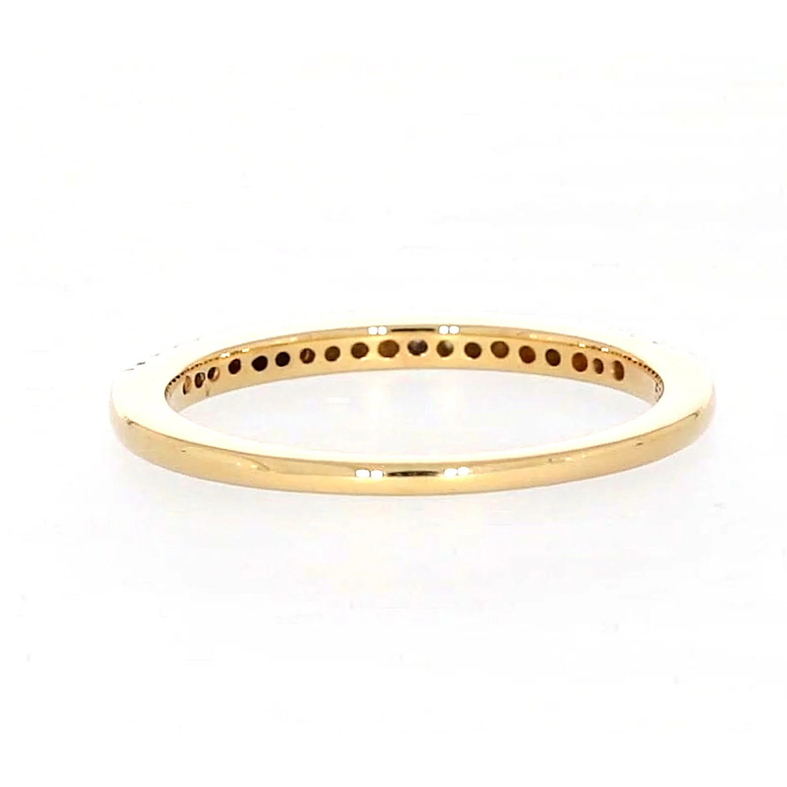 New York 14ct Yellow Gold Round Brilliant Cut 0.15 CARAT tw of Diamonds Ring - Image 38