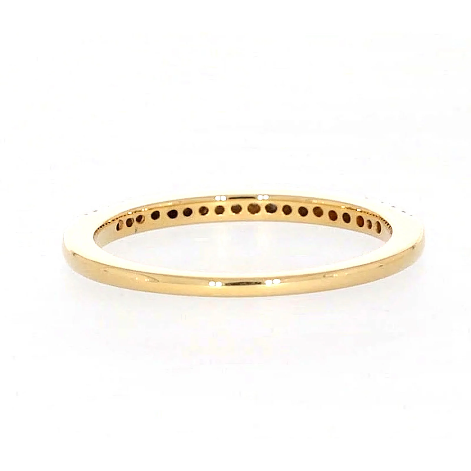 New York 14ct Yellow Gold Round Brilliant Cut 0.15 CARAT tw of Diamonds Ring - Image 40