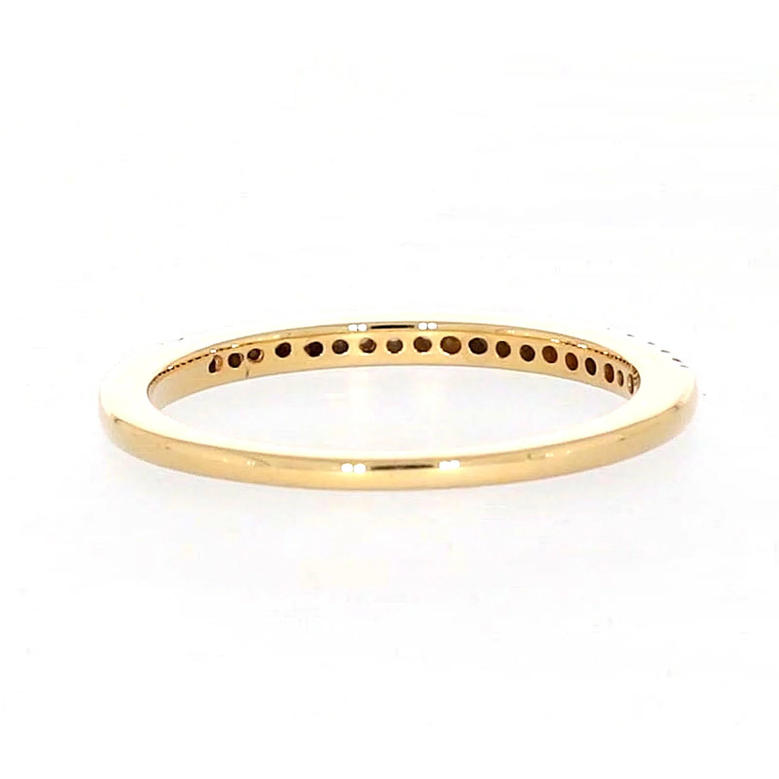 New York 14ct Yellow Gold Round Brilliant Cut 0.15 CARAT tw of Diamonds Ring - Image 42