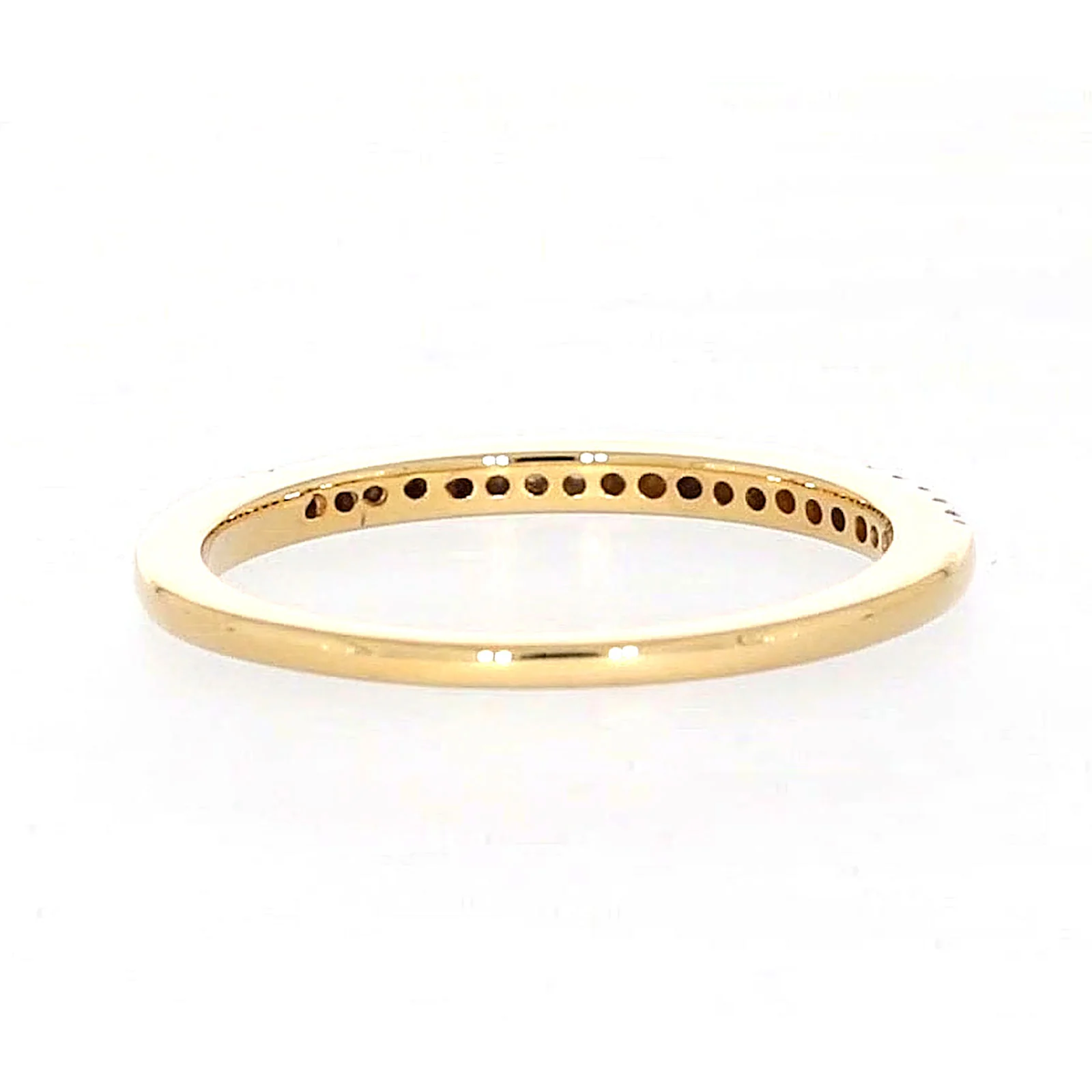 New York 14ct Yellow Gold Round Brilliant Cut 0.15 CARAT tw of Diamonds Ring - Image 43