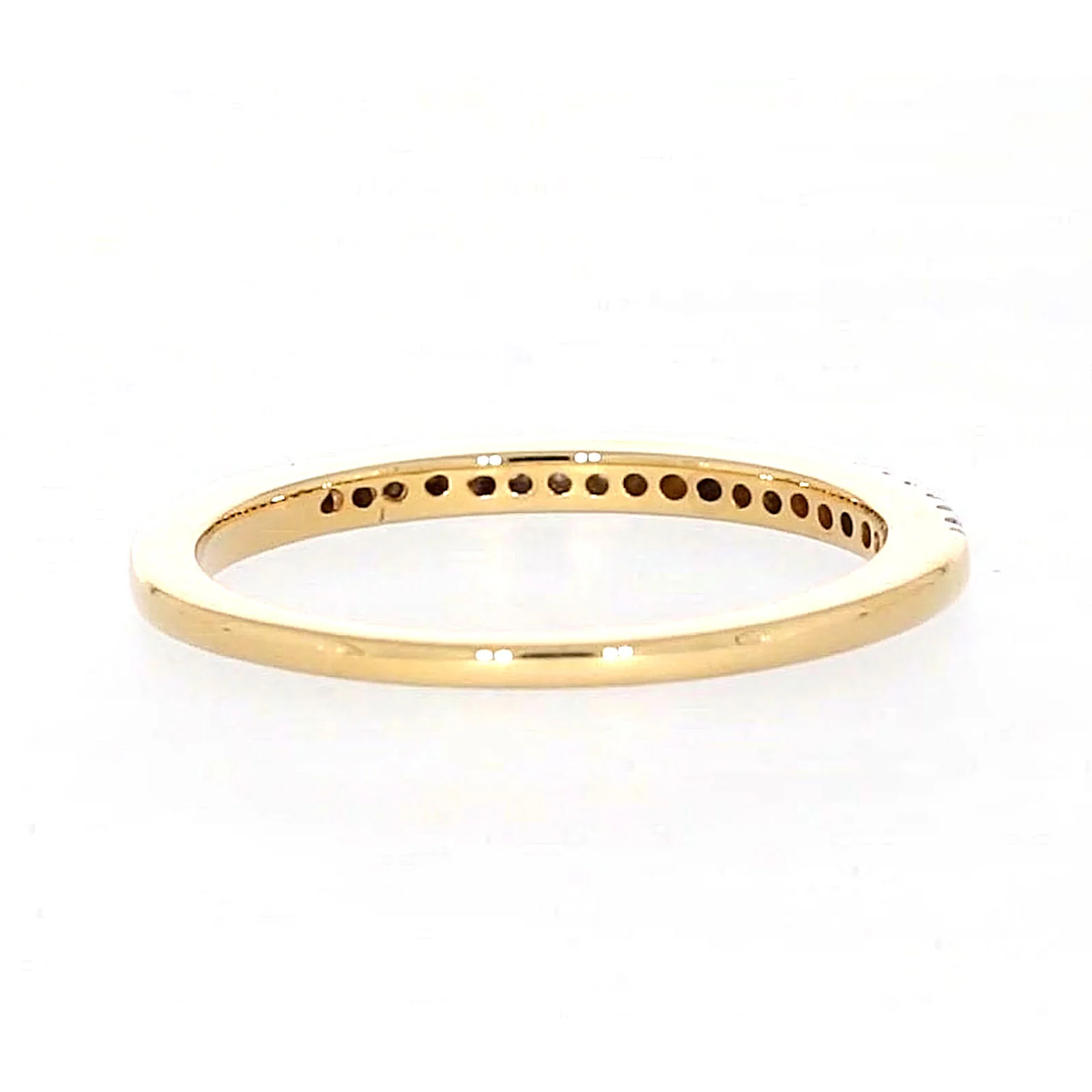New York 14ct Yellow Gold Round Brilliant Cut 0.15 CARAT tw of Diamonds Ring - Image 44