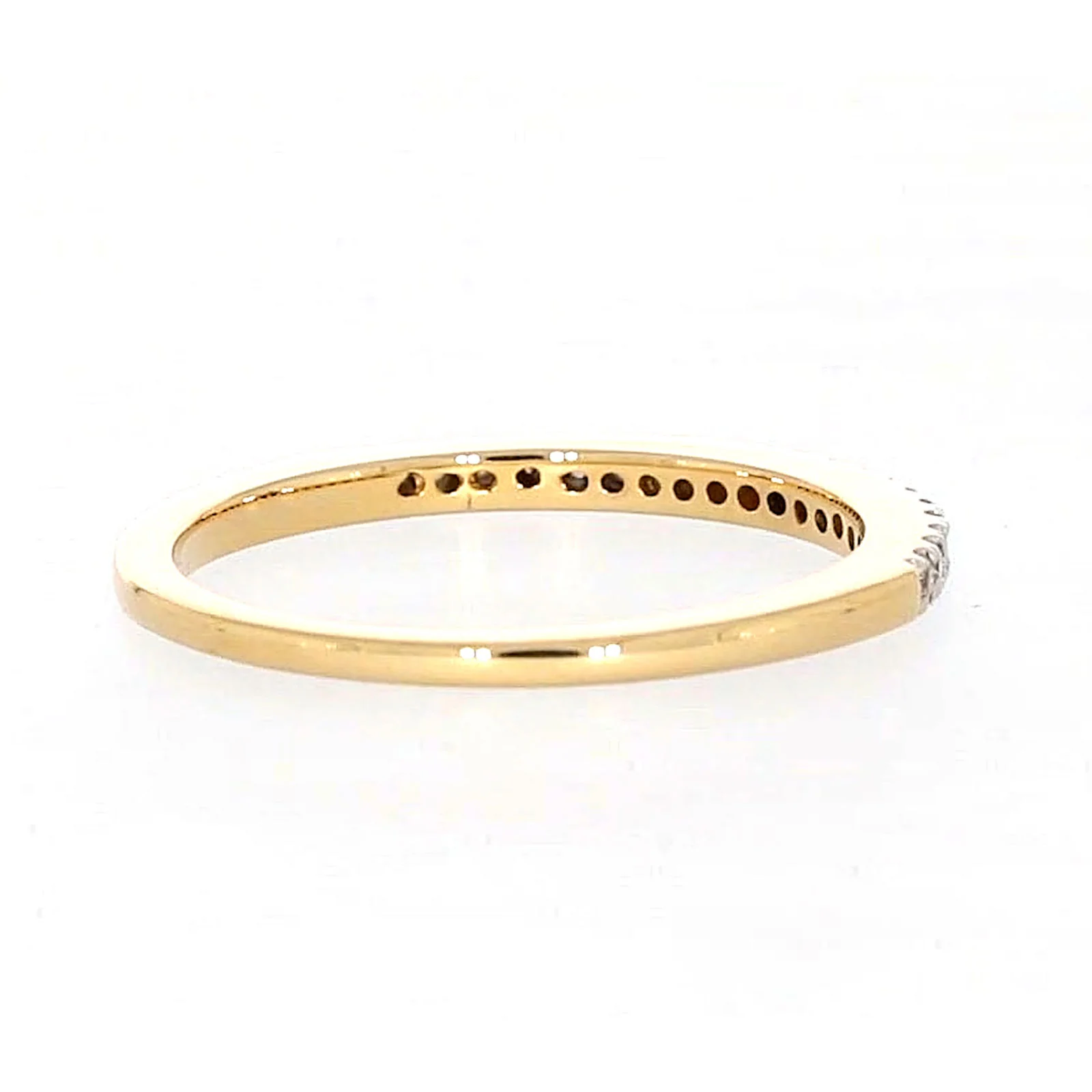 New York 14ct Yellow Gold Round Brilliant Cut 0.15 CARAT tw of Diamonds Ring - Image 48