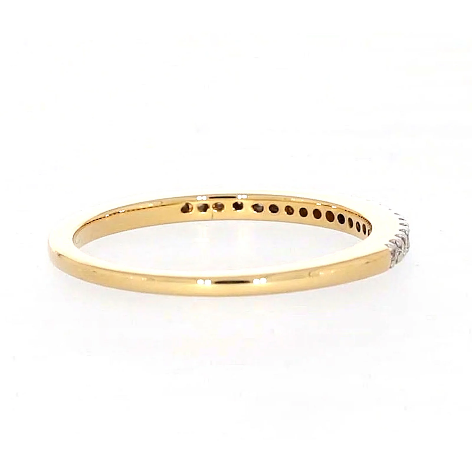 New York 14ct Yellow Gold Round Brilliant Cut 0.15 CARAT tw of Diamonds Ring - Image 49