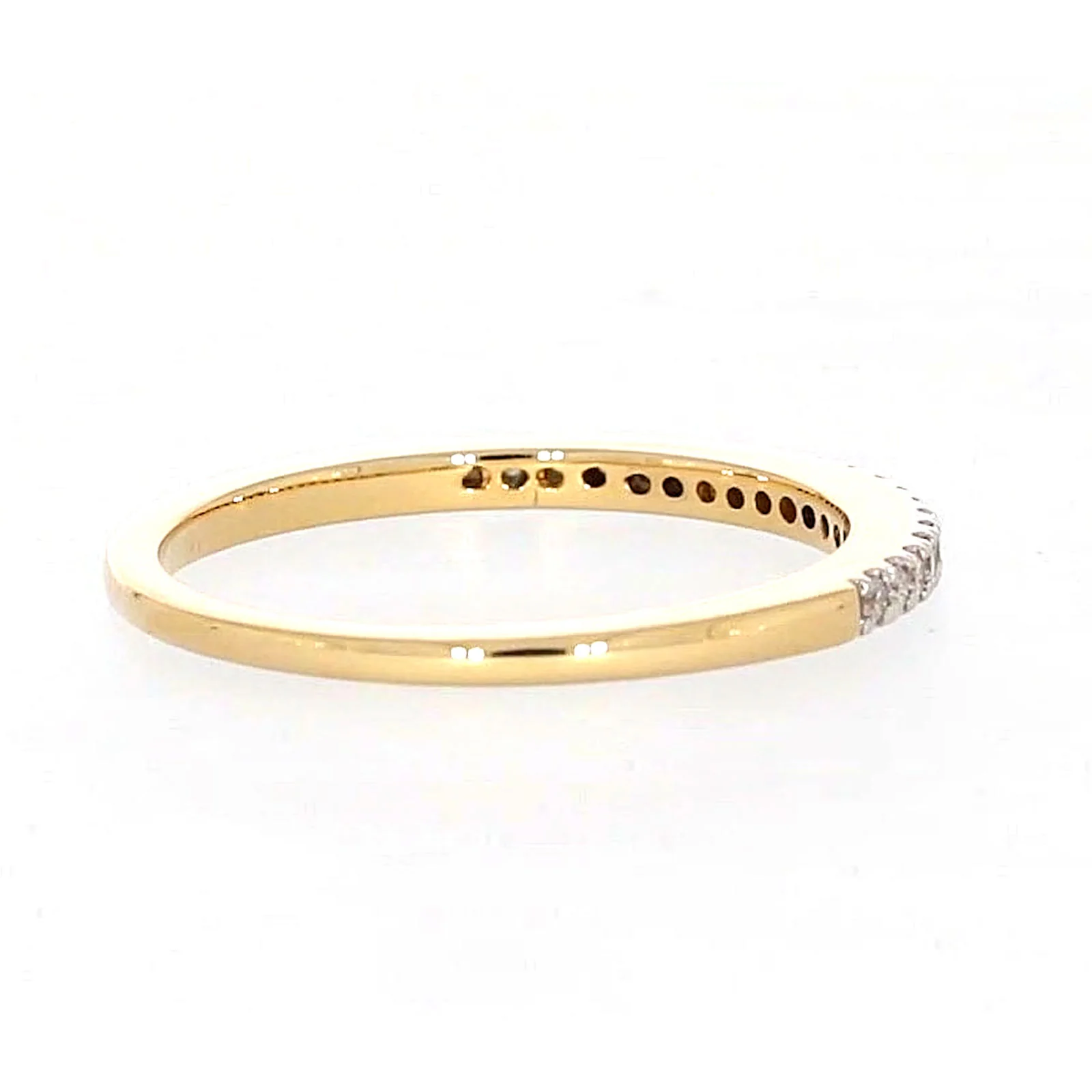 New York 14ct Yellow Gold Round Brilliant Cut 0.15 CARAT tw of Diamonds Ring - Image 51