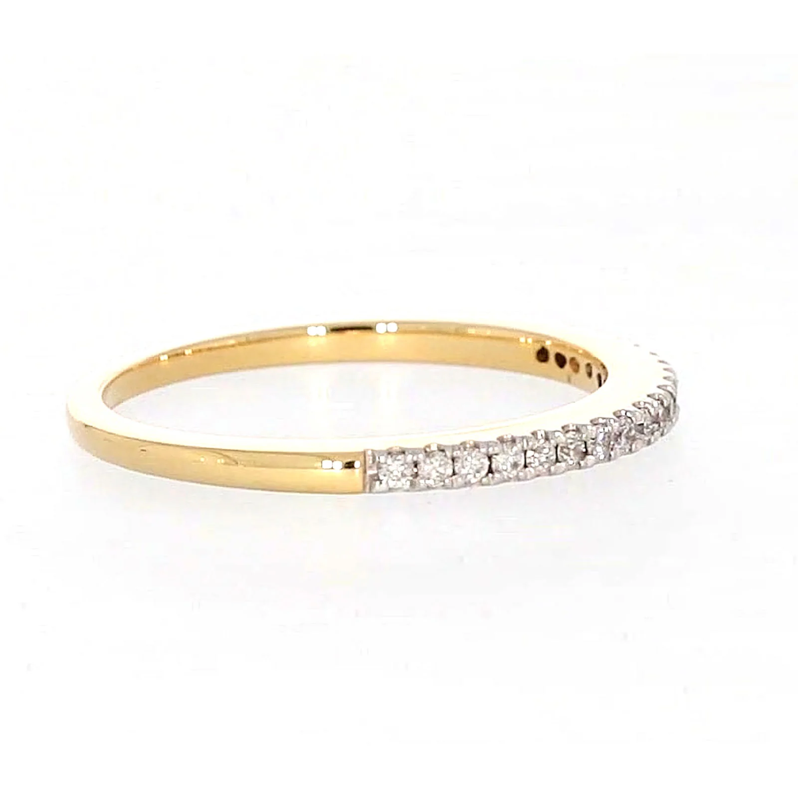 New York 14ct Yellow Gold Round Brilliant Cut 0.15 CARAT tw of Diamonds Ring - Image 62