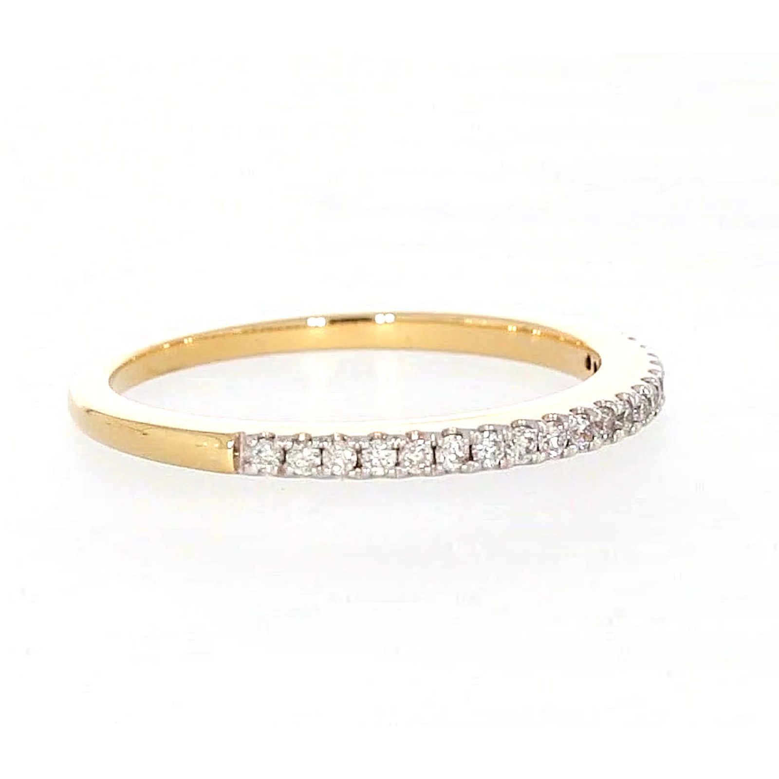 New York 14ct Yellow Gold Round Brilliant Cut 0.15 CARAT tw of Diamonds Ring - Image 67