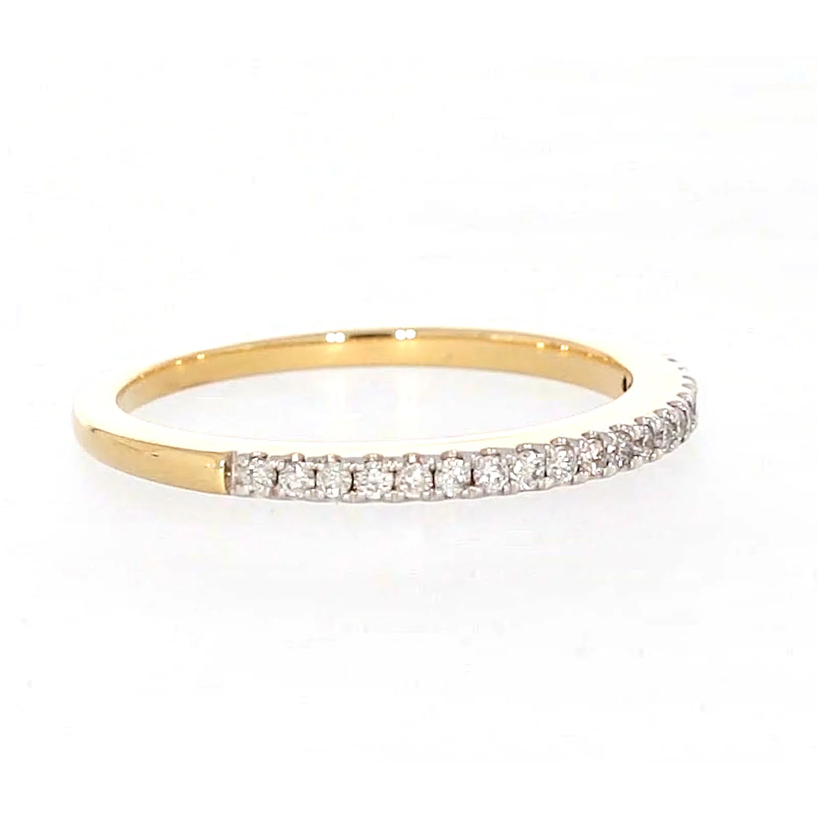 New York 14ct Yellow Gold Round Brilliant Cut 0.15 CARAT tw of Diamonds Ring - Image 68