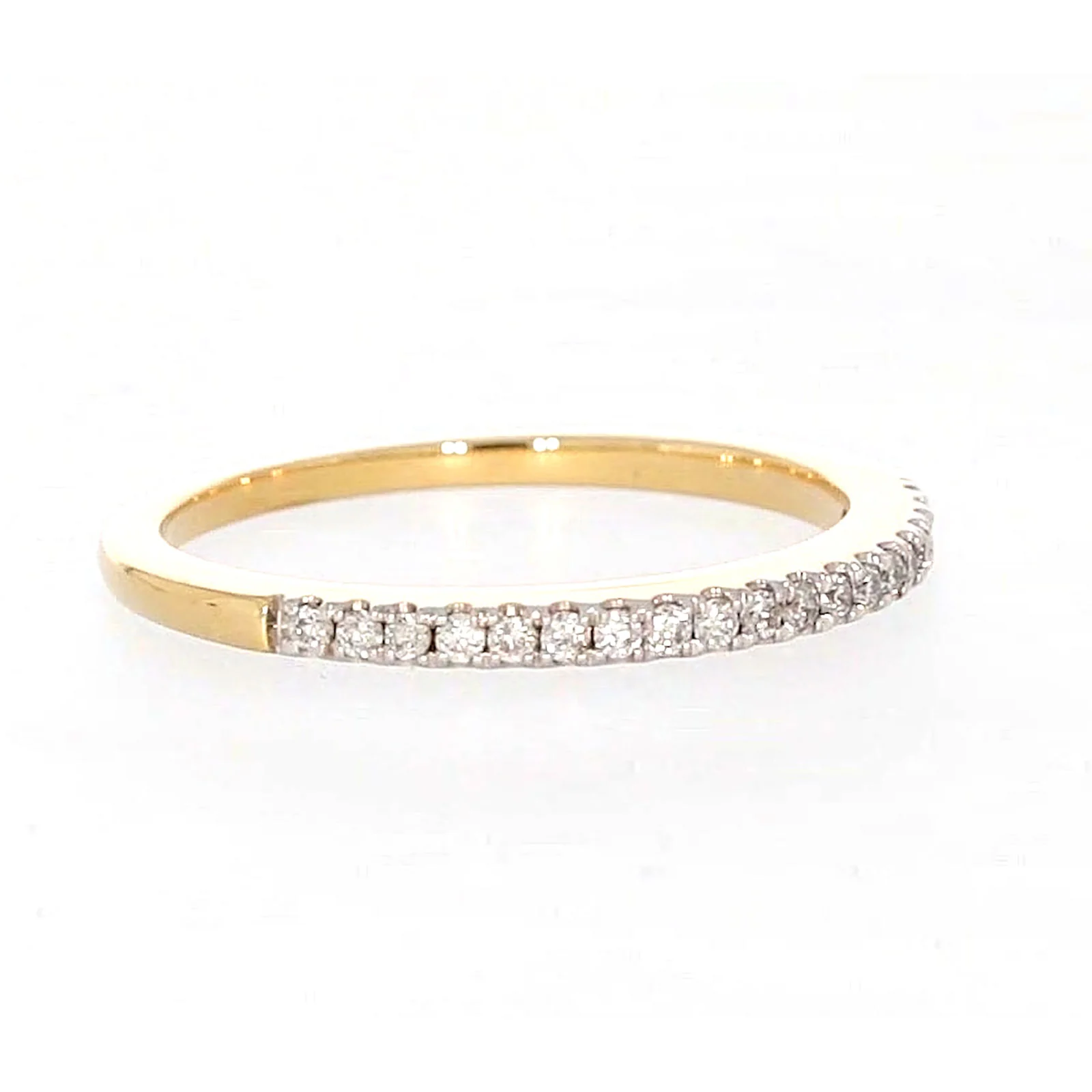 New York 14ct Yellow Gold Round Brilliant Cut 0.15 CARAT tw of Diamonds Ring - Image 69