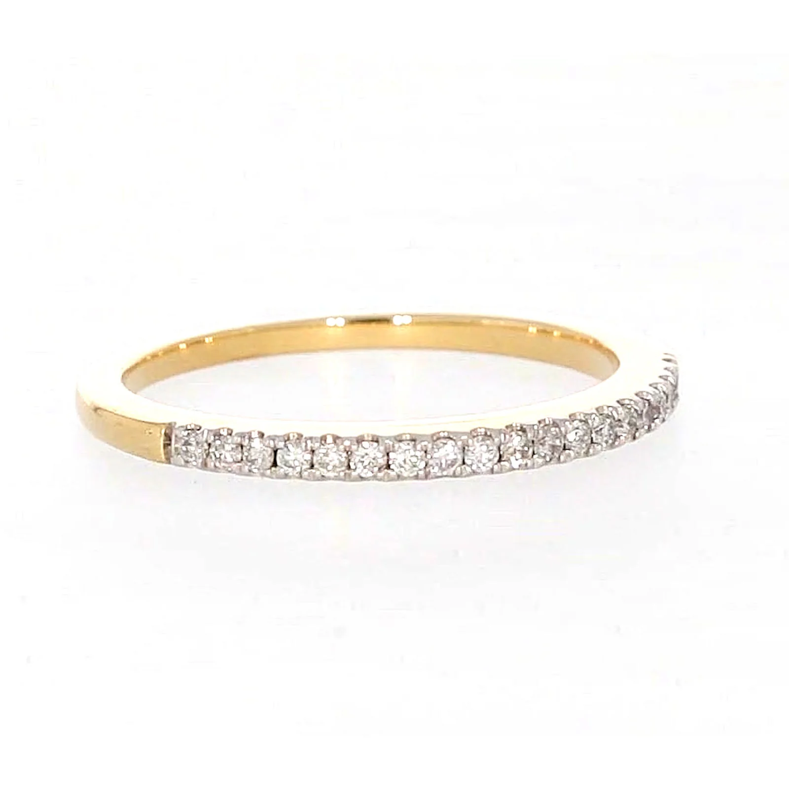 New York 14ct Yellow Gold Round Brilliant Cut 0.15 CARAT tw of Diamonds Ring - Image 71