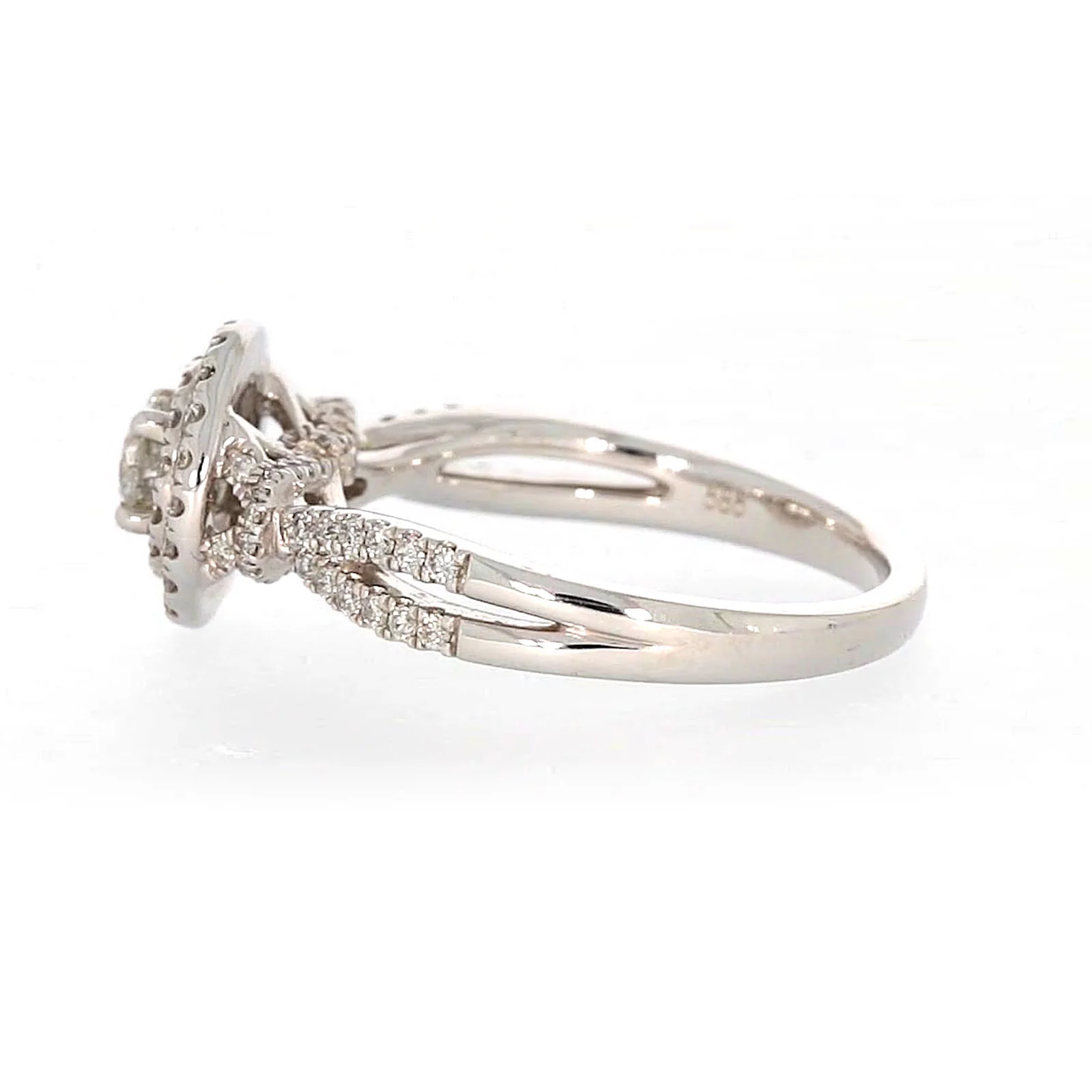 Paris 14ct White Gold Round Brilliant Cut 1 CARAT tw of Diamonds Ring - Image 22