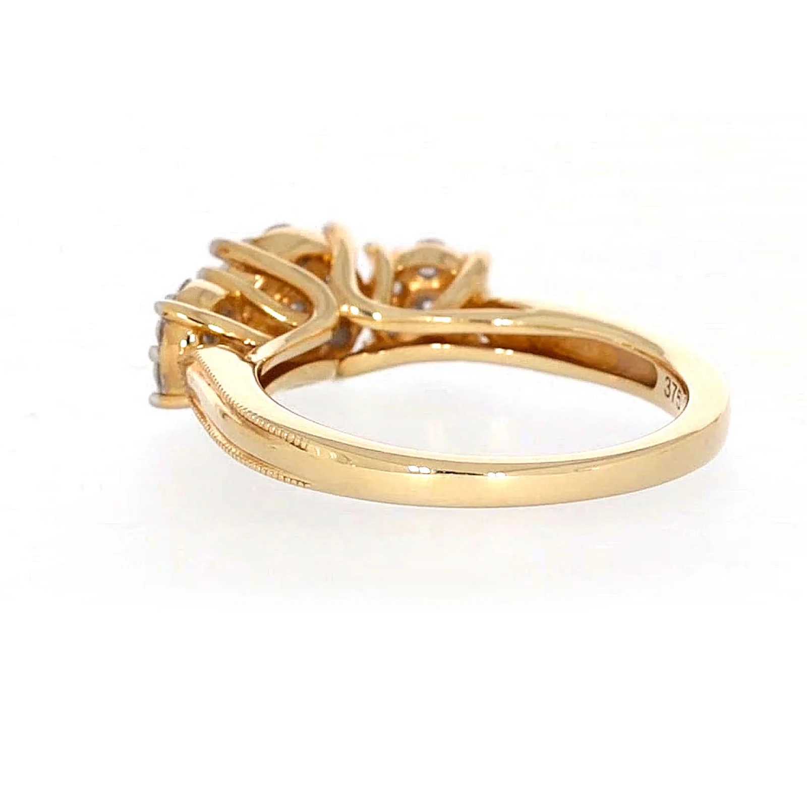 London 9ct Yellow Gold Round Brilliant Cut 3/4 CARAT tw of Diamonds Ring - Image 33