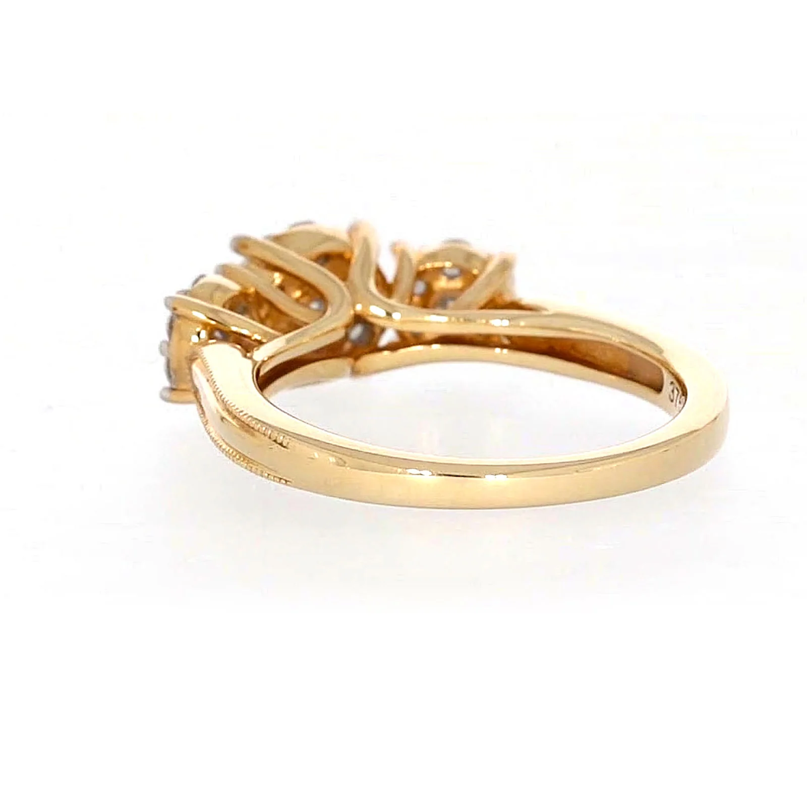 London 9ct Yellow Gold Round Brilliant Cut 3/4 CARAT tw of Diamonds Ring - Image 34