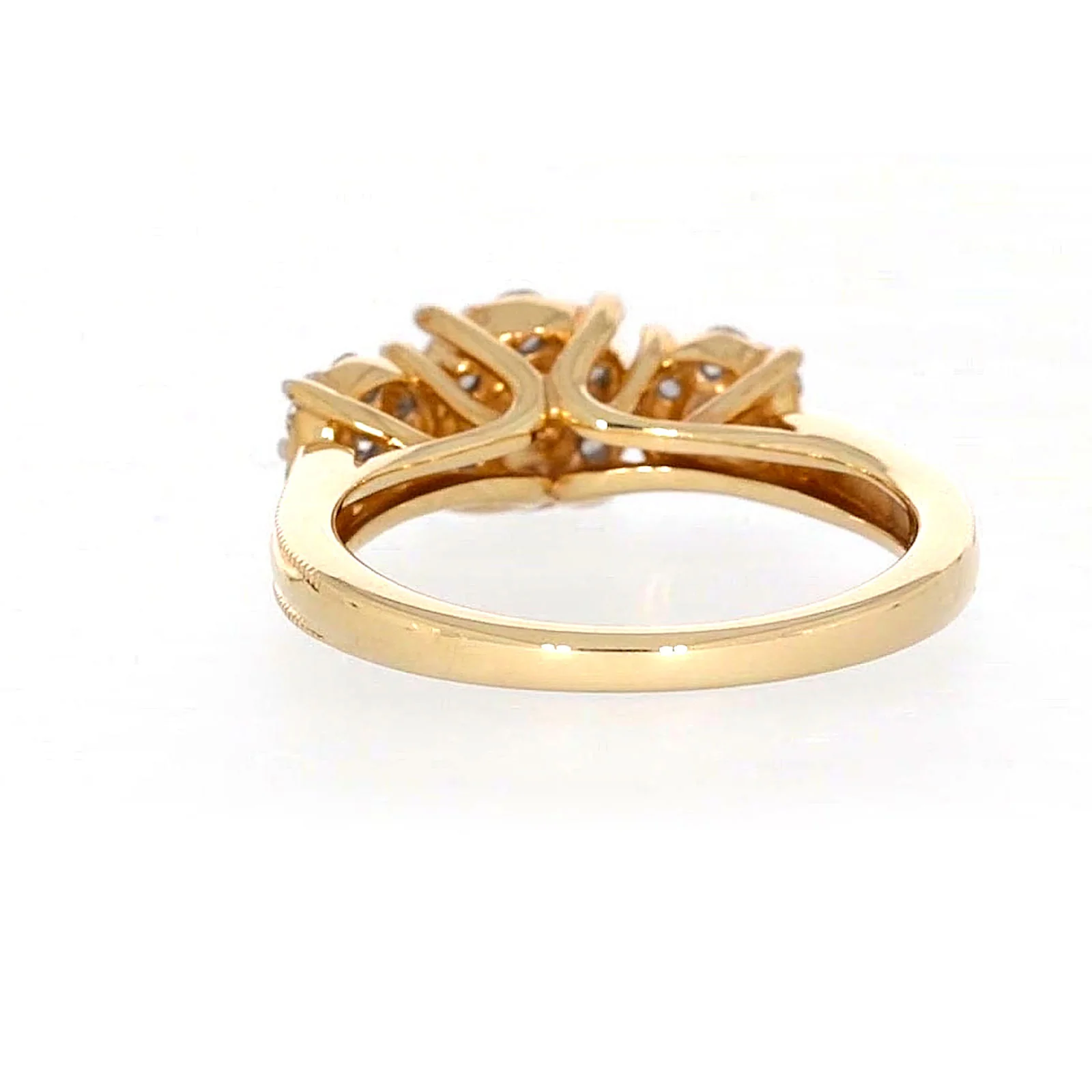 London 9ct Yellow Gold Round Brilliant Cut 3/4 CARAT tw of Diamonds Ring - Image 37