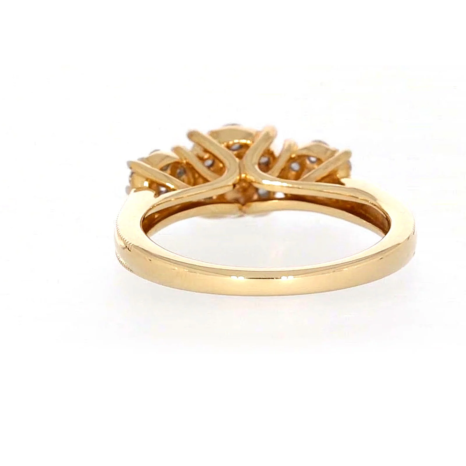 London 9ct Yellow Gold Round Brilliant Cut 3/4 CARAT tw of Diamonds Ring - Image 38