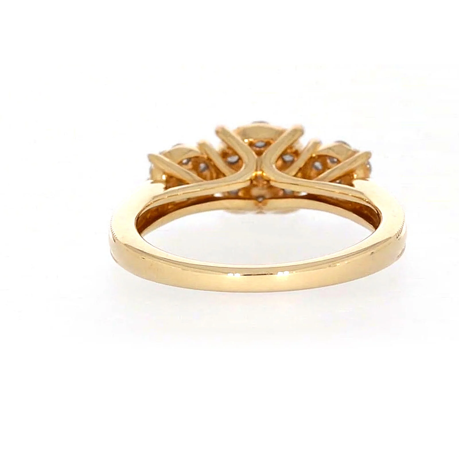 London 9ct Yellow Gold Round Brilliant Cut 3/4 CARAT tw of Diamonds Ring - Image 40