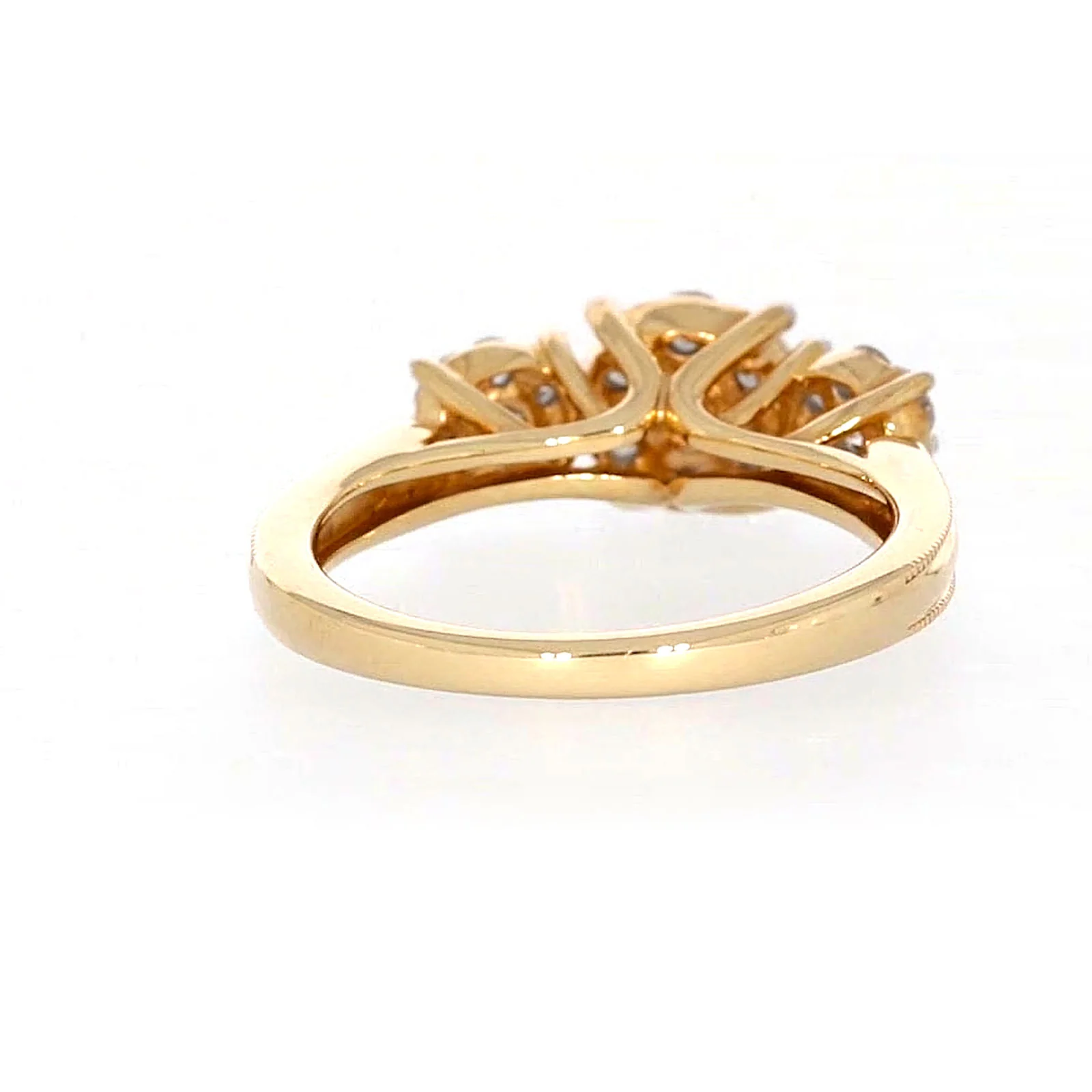 London 9ct Yellow Gold Round Brilliant Cut 3/4 CARAT tw of Diamonds Ring - Image 42