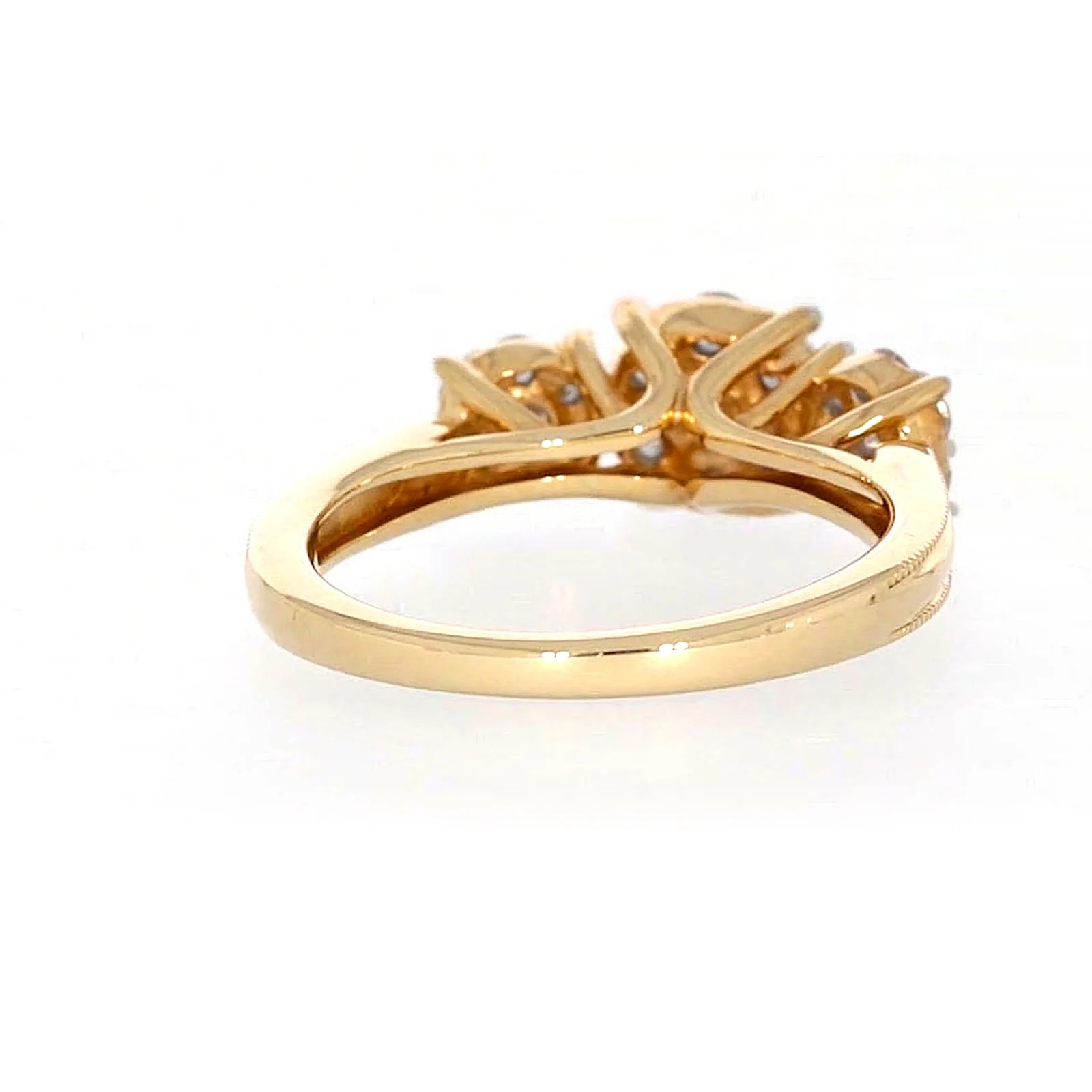 London 9ct Yellow Gold Round Brilliant Cut 3/4 CARAT tw of Diamonds Ring - Image 43