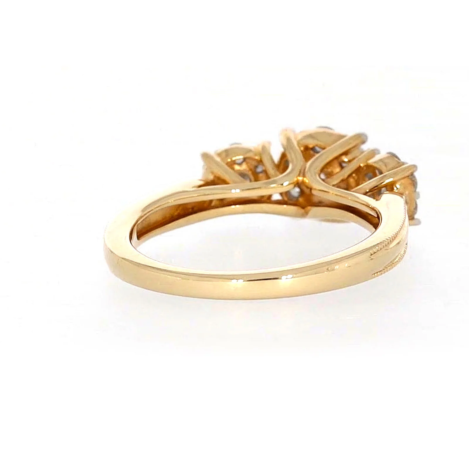 London 9ct Yellow Gold Round Brilliant Cut 3/4 CARAT tw of Diamonds Ring - Image 44