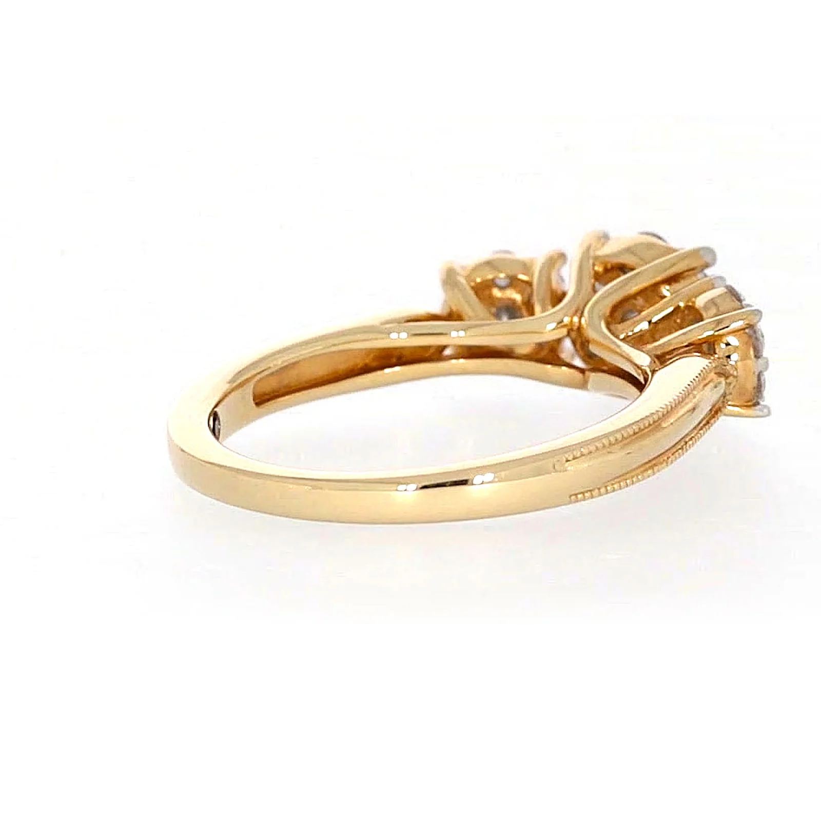London 9ct Yellow Gold Round Brilliant Cut 3/4 CARAT tw of Diamonds Ring - Image 48