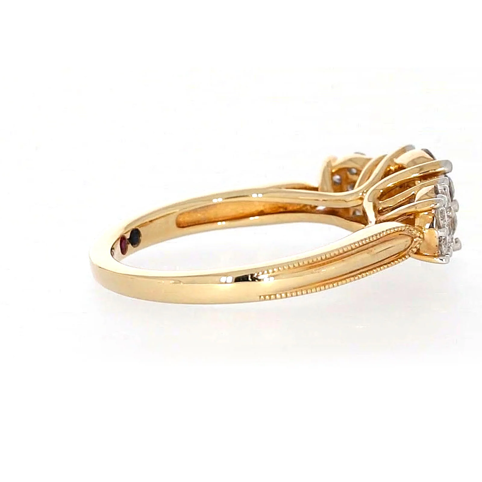 London 9ct Yellow Gold Round Brilliant Cut 3/4 CARAT tw of Diamonds Ring - Image 53