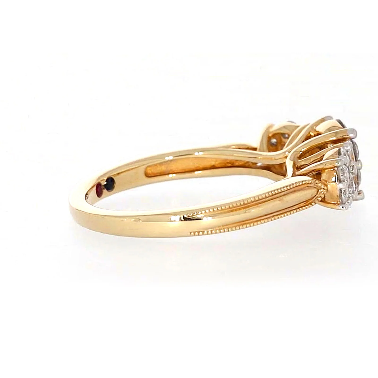 London 9ct Yellow Gold Round Brilliant Cut 3/4 CARAT tw of Diamonds Ring - Image 54
