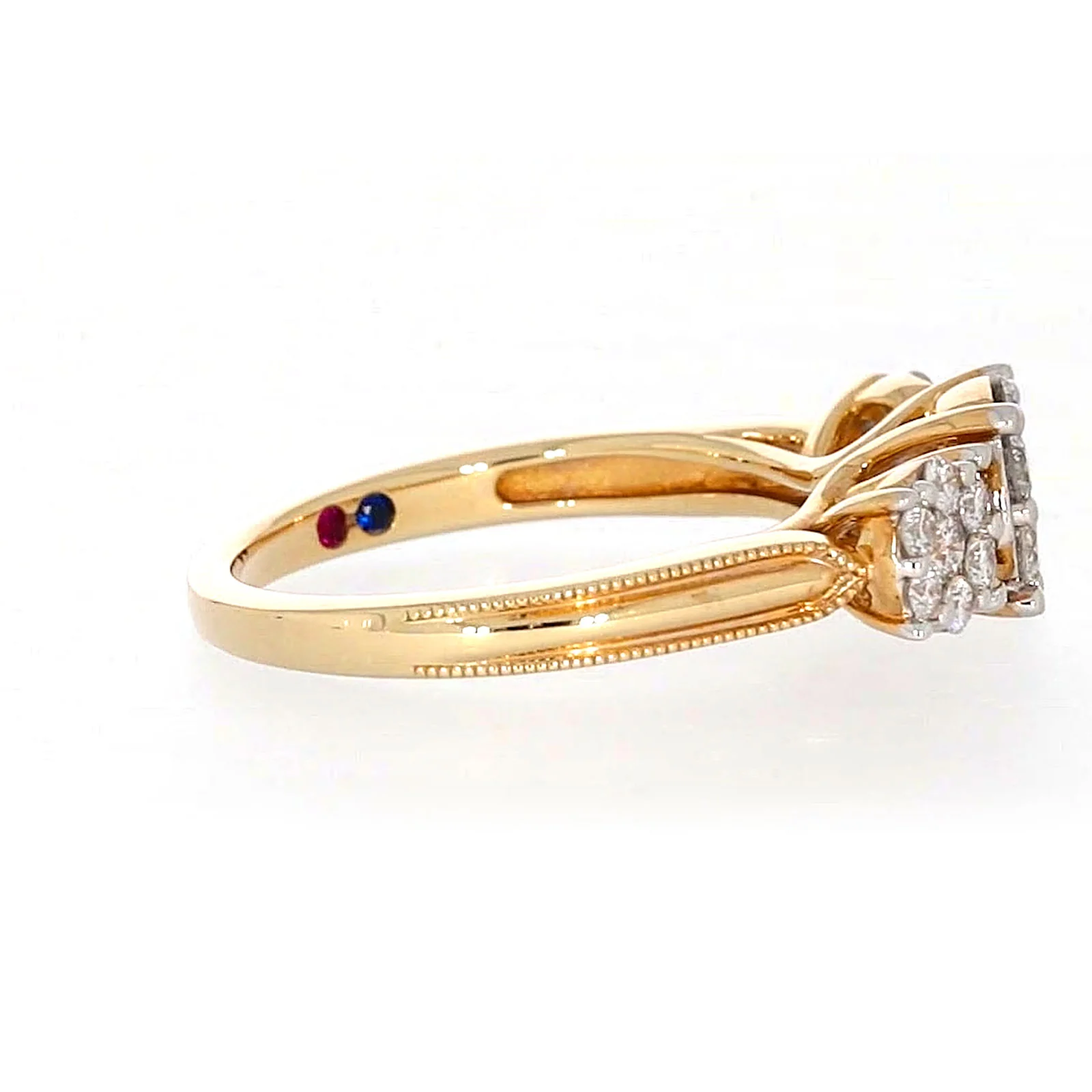 London 9ct Yellow Gold Round Brilliant Cut 3/4 CARAT tw of Diamonds Ring - Image 58