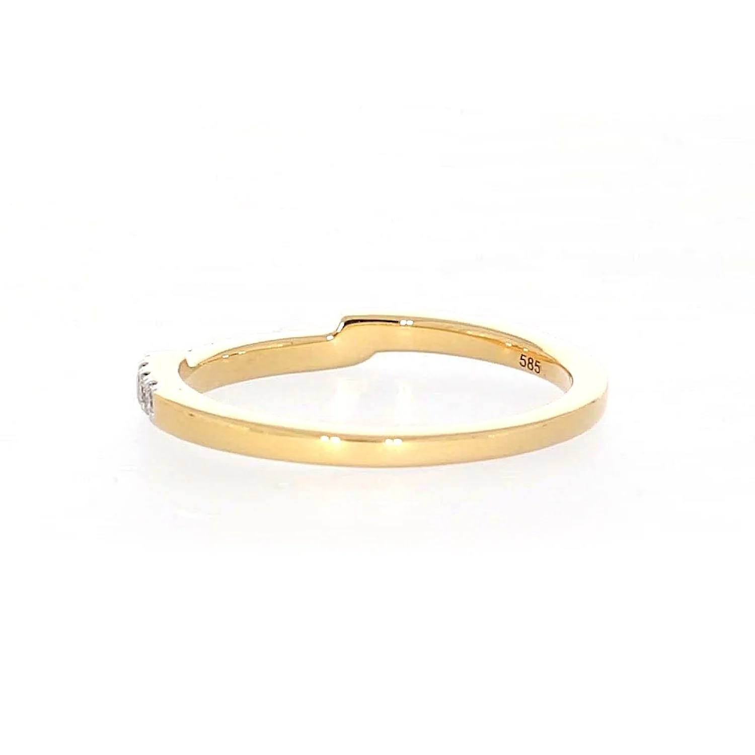 Paris 14ct Yellow Gold Round Brilliant Cut 0.20 CARAT tw of Diamonds Ring - Image 30