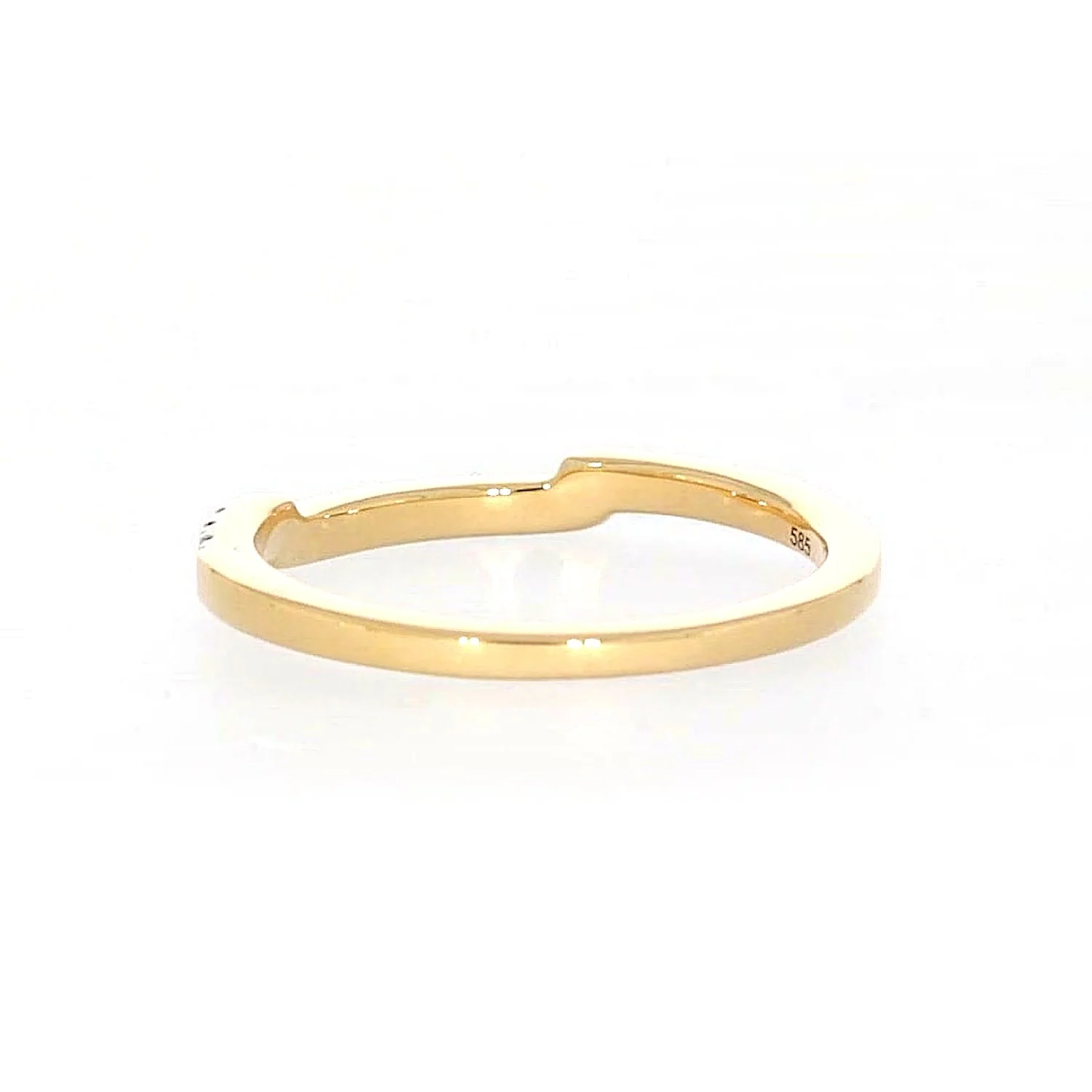 Paris 14ct Yellow Gold Round Brilliant Cut 0.20 CARAT tw of Diamonds Ring - Image 33