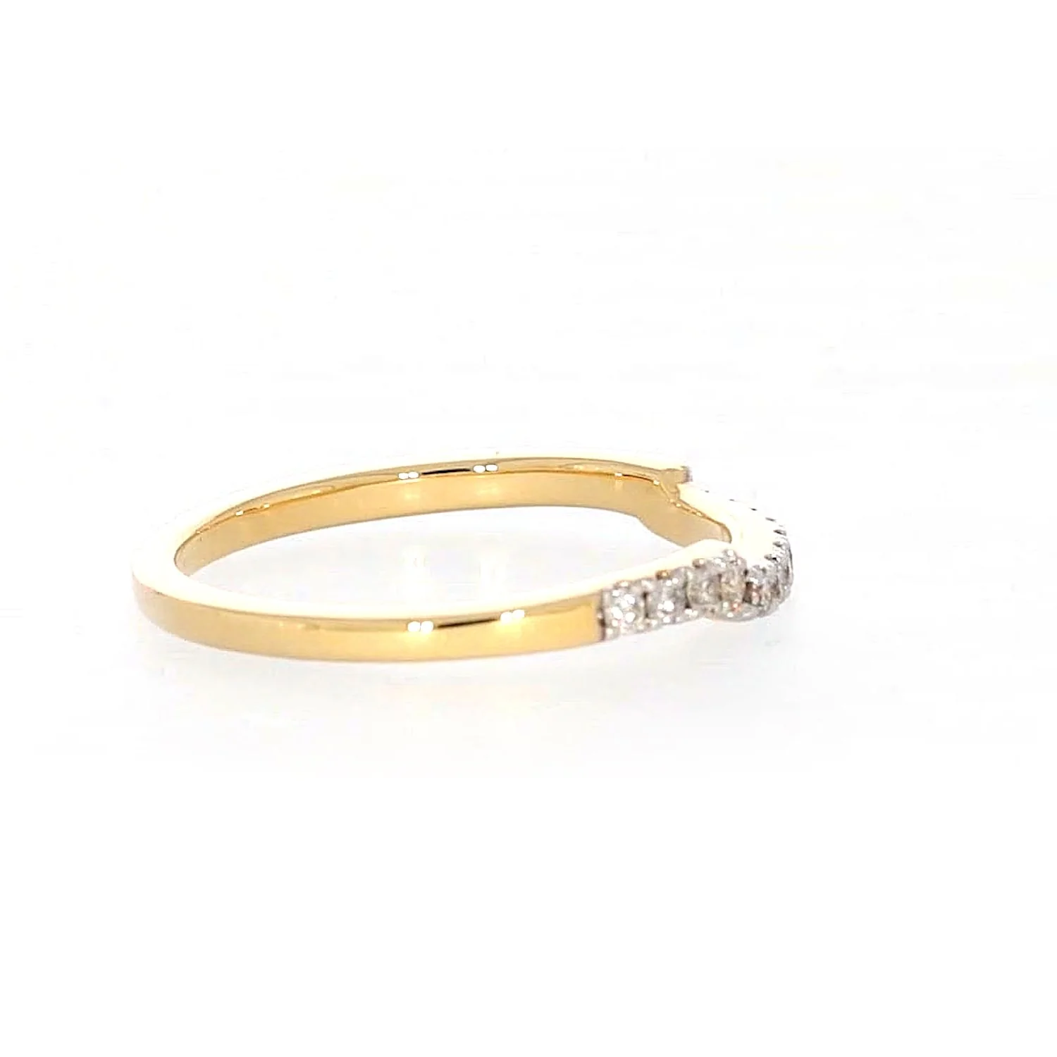 Paris 14ct Yellow Gold Round Brilliant Cut 0.20 CARAT tw of Diamonds Ring - Image 56