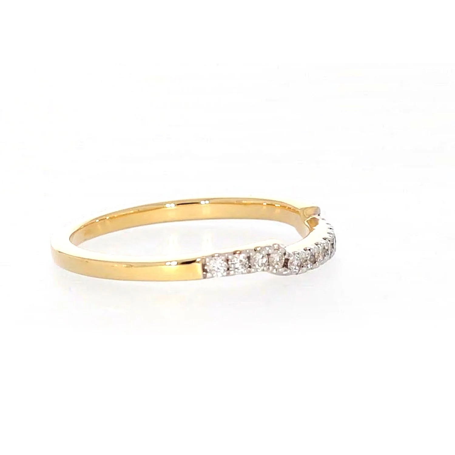 Paris 14ct Yellow Gold Round Brilliant Cut 0.20 CARAT tw of Diamonds Ring - Image 60