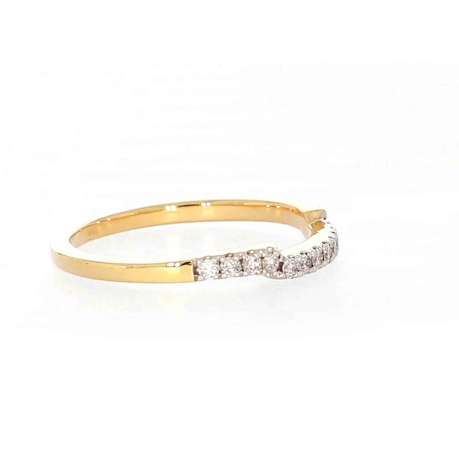 Paris 14ct Yellow Gold Round Brilliant Cut 0.20 CARAT tw of Diamonds Ring - Image 61