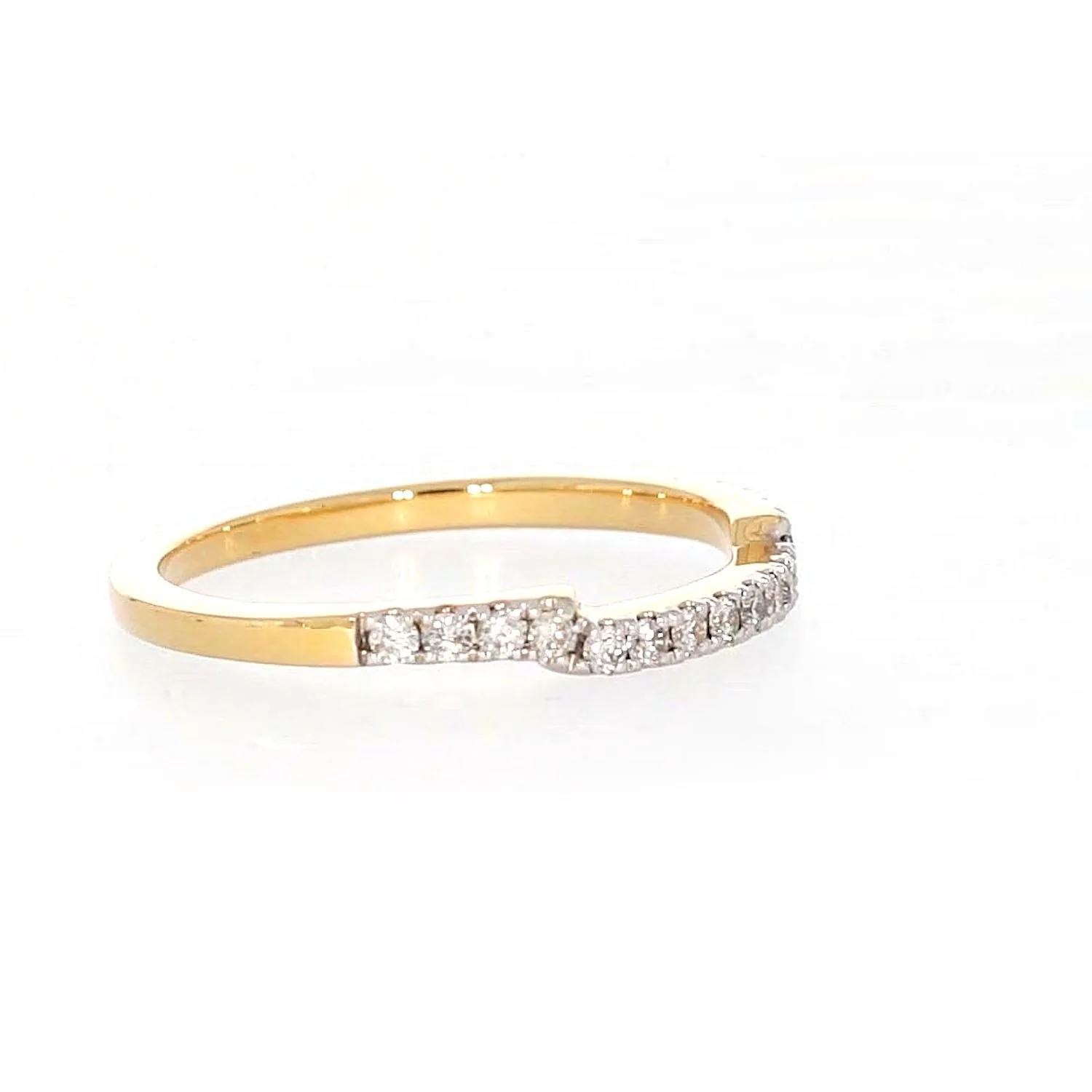 Paris 14ct Yellow Gold Round Brilliant Cut 0.20 CARAT tw of Diamonds Ring - Image 64