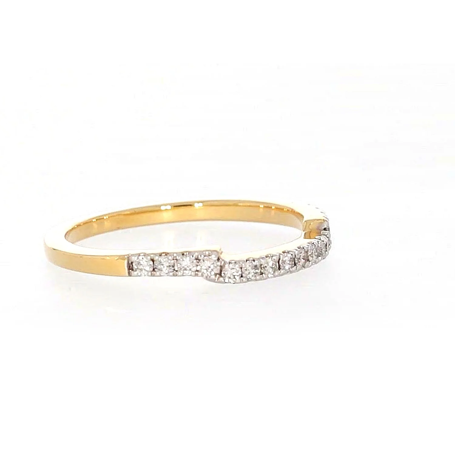 Paris 14ct Yellow Gold Round Brilliant Cut 0.20 CARAT tw of Diamonds Ring - Image 66