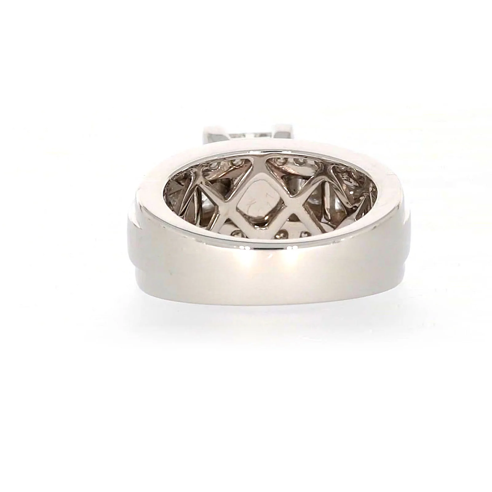 New York 14ct White Gold Round Brilliant & Princess Cut 2.65 CARAT tw of Diamonds Ring - Image 38