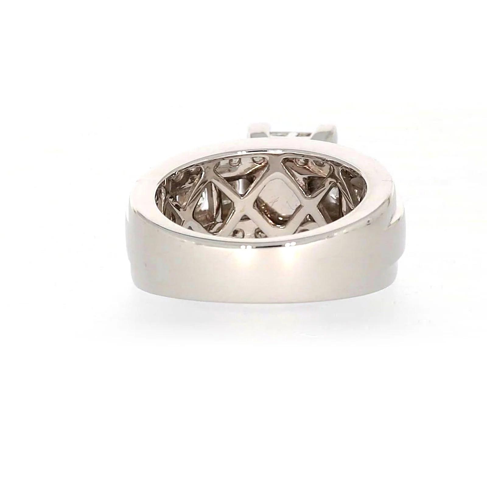 New York 14ct White Gold Round Brilliant & Princess Cut 2.65 CARAT tw of Diamonds Ring - Image 41