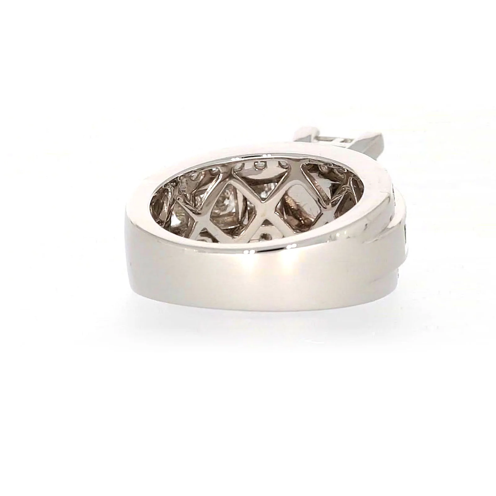 New York 14ct White Gold Round Brilliant & Princess Cut 2.65 CARAT tw of Diamonds Ring - Image 44