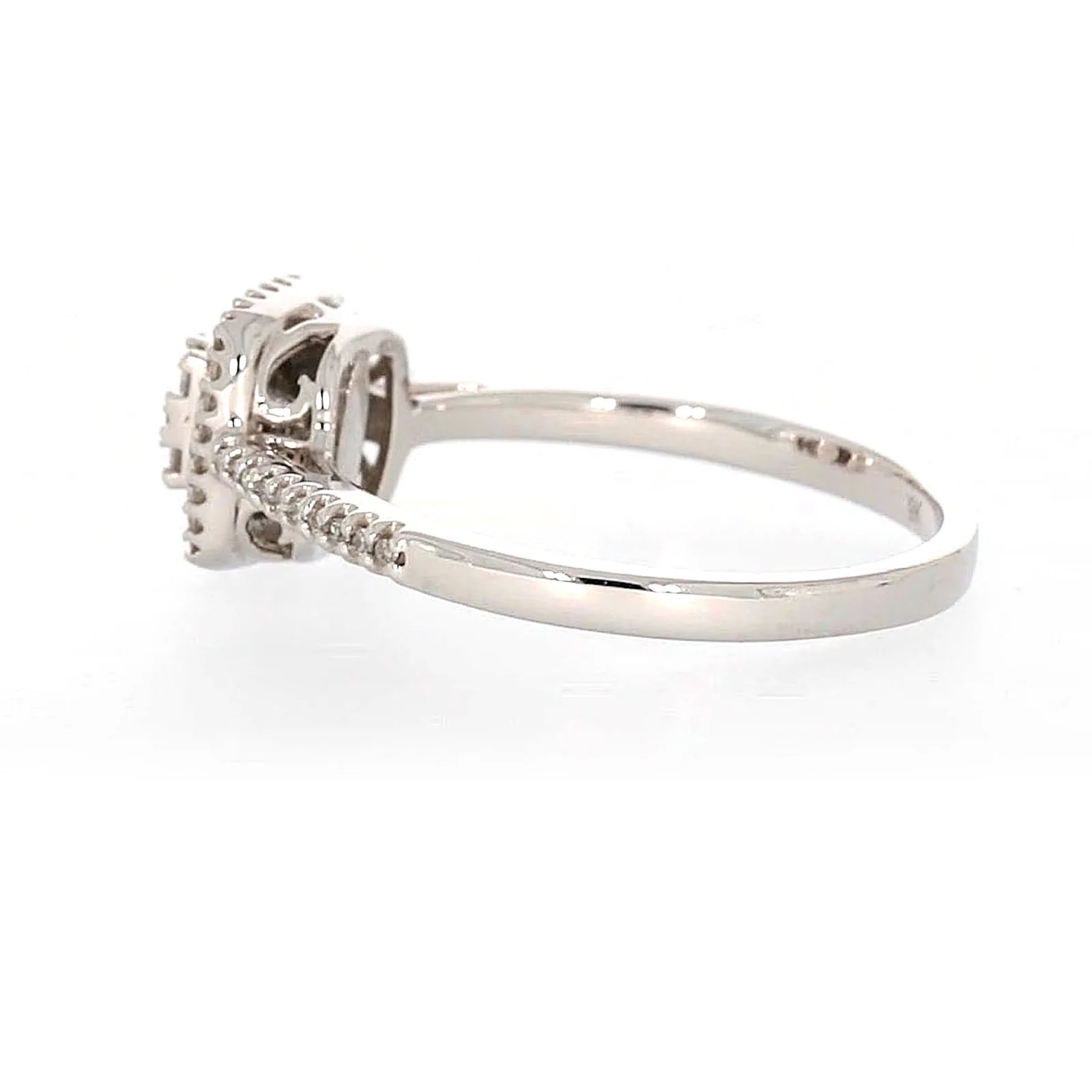 London 9ct White Gold Round Brilliant Cut 0.33 CARAT tw  of Diamonds Ring - Image 24