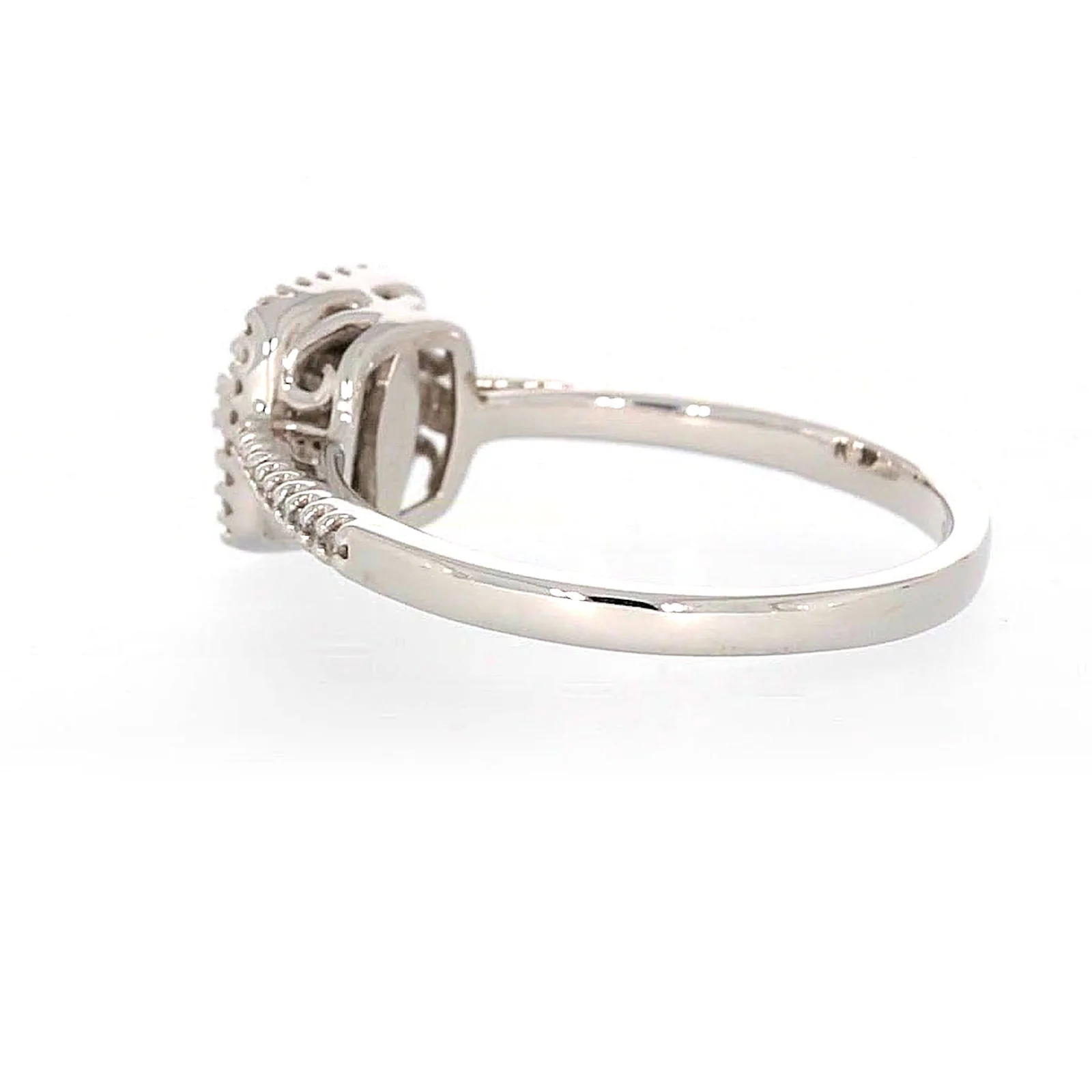 London 9ct White Gold Round Brilliant Cut 0.33 CARAT tw  of Diamonds Ring - Image 27