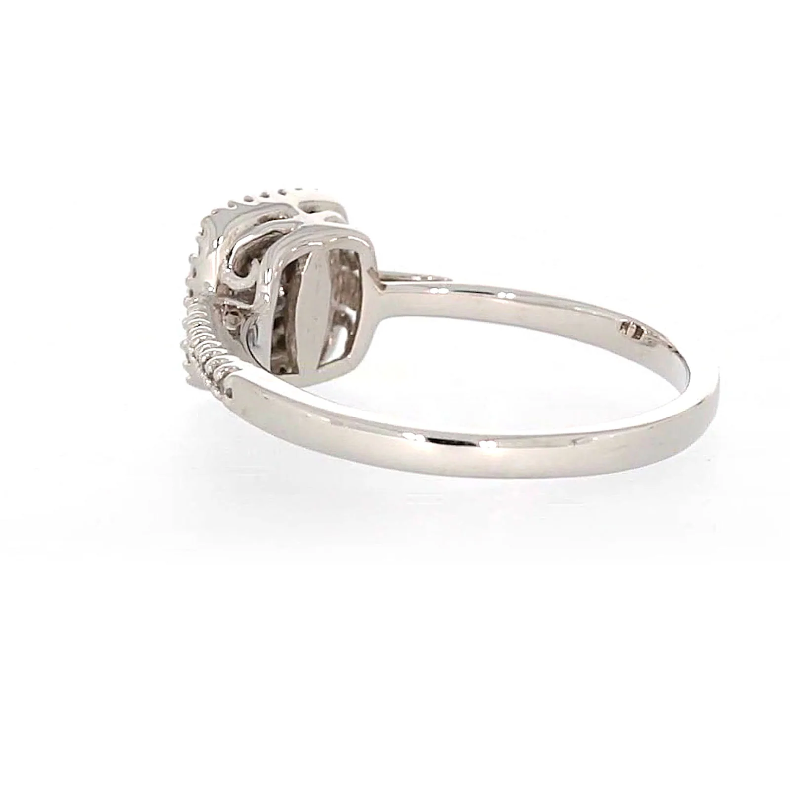 London 9ct White Gold Round Brilliant Cut 0.33 CARAT tw  of Diamonds Ring - Image 29