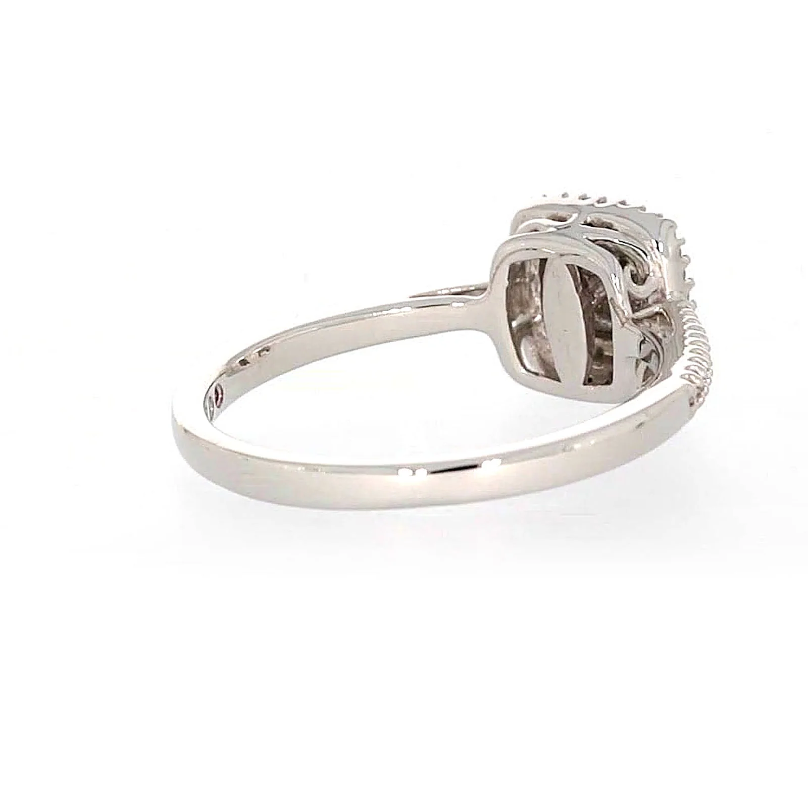 London 9ct White Gold Round Brilliant Cut 0.33 CARAT tw  of Diamonds Ring - Image 46