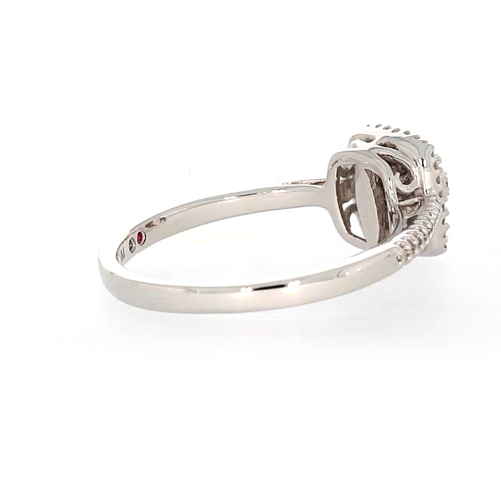 London 9ct White Gold Round Brilliant Cut 0.33 CARAT tw  of Diamonds Ring - Image 49