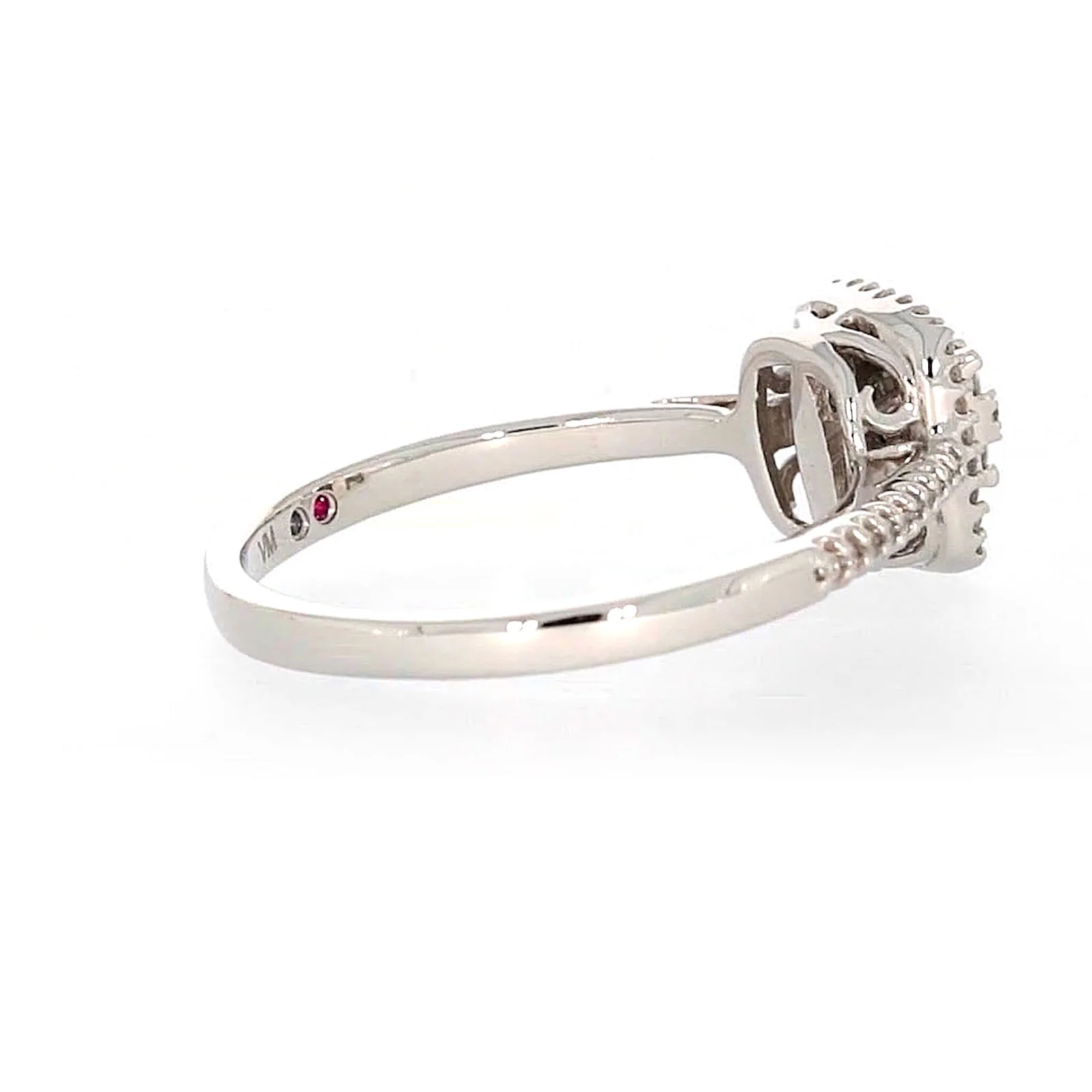 London 9ct White Gold Round Brilliant Cut 0.33 CARAT tw  of Diamonds Ring - Image 51