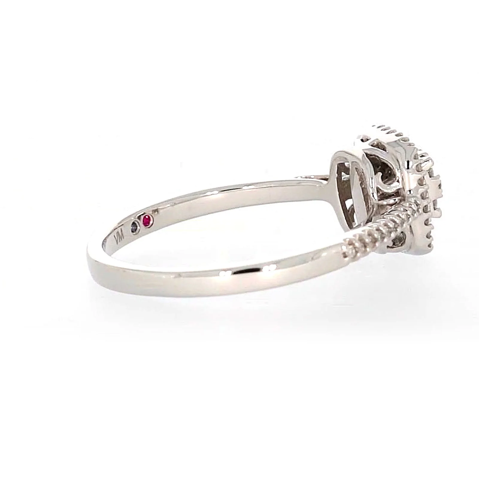 London 9ct White Gold Round Brilliant Cut 0.33 CARAT tw  of Diamonds Ring - Image 52