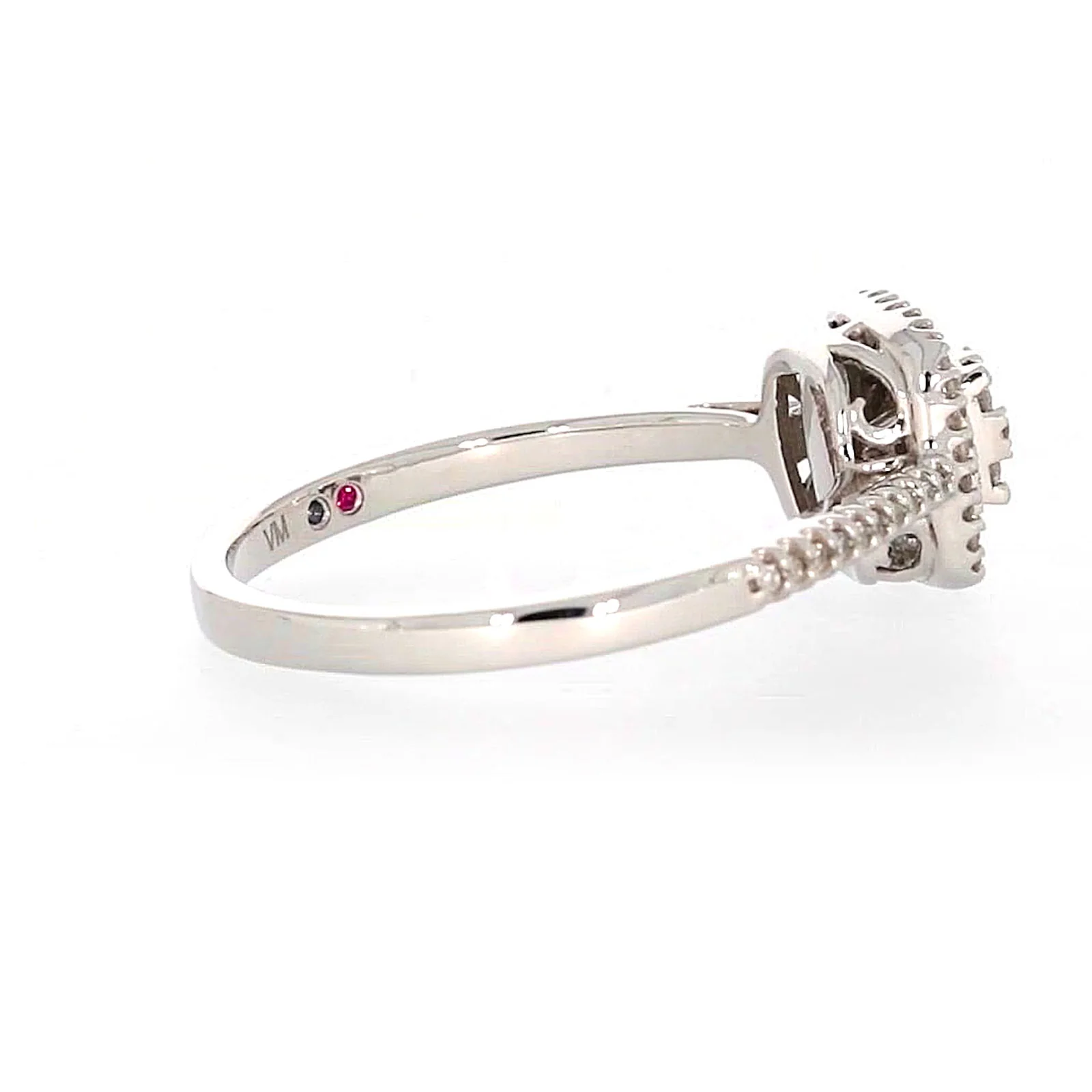 London 9ct White Gold Round Brilliant Cut 0.33 CARAT tw  of Diamonds Ring - Image 53