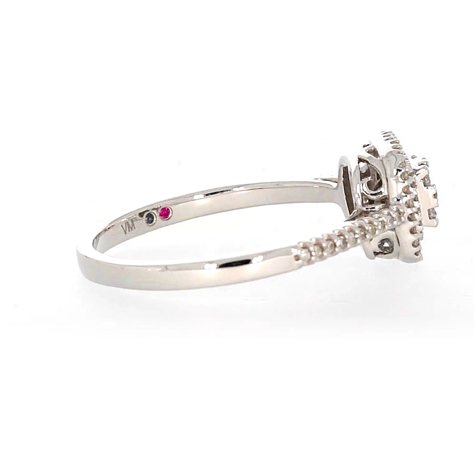 London 9ct White Gold Round Brilliant Cut 0.33 CARAT tw  of Diamonds Ring - Image 55